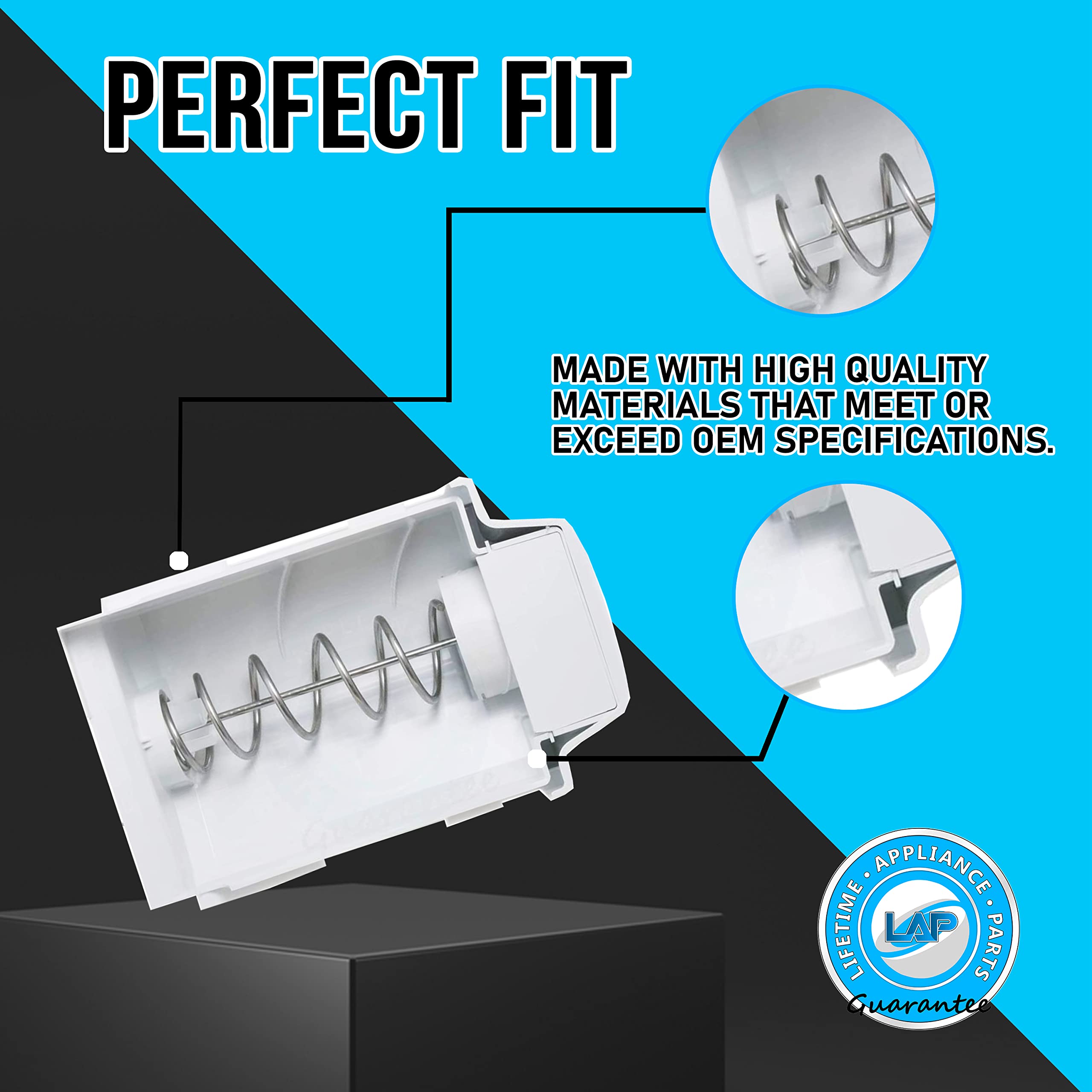 Upgraded Lifetime Appliance WR17X11447 Ice Container Bucket Assembly Compatible with General Electric (GE) Refrigerator