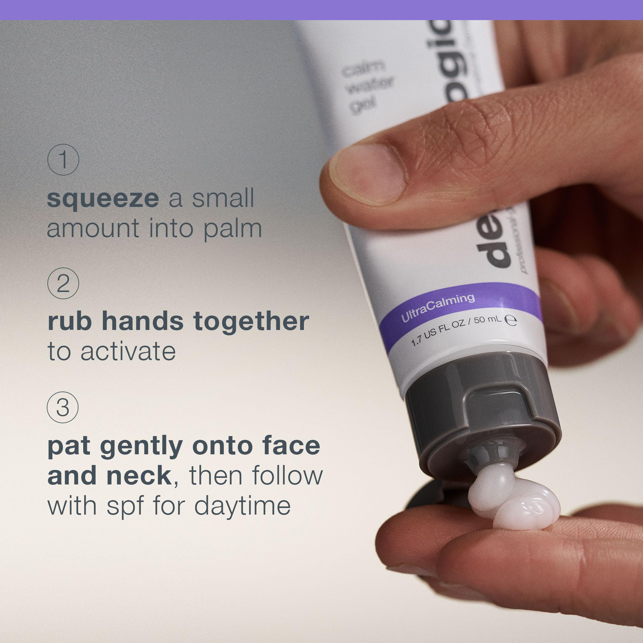 Dermalogica Calm Water Gel, Weightless Face Moisturizer for Sensitive Skin - Help Support Healthy Moisture Balance with Lavender Essential Oil, 1.7 Fl Oz