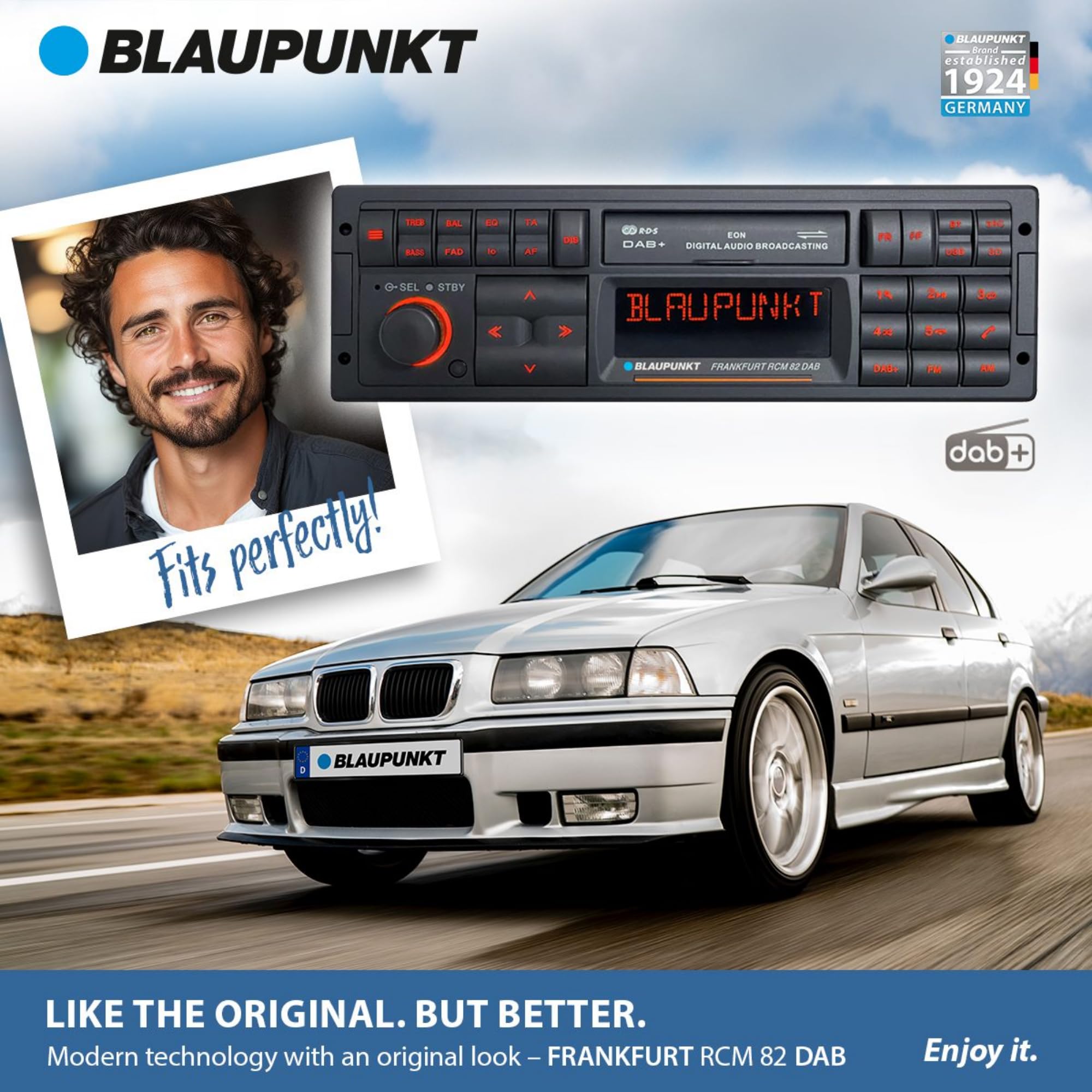 BLAUPUNKT Frankfurt RCM 82 DAB Radio with Bluetooth - Black