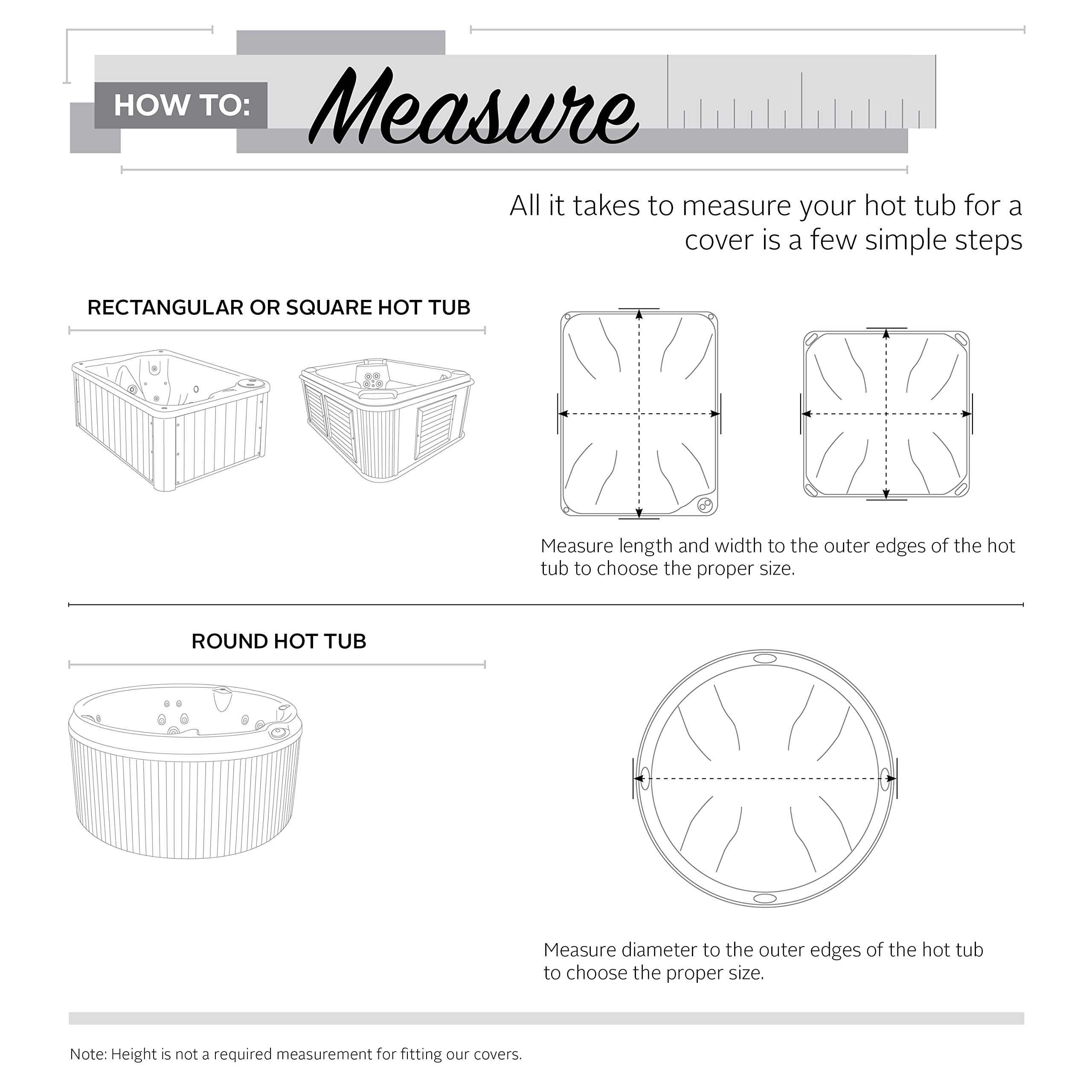 Classic Accessories Veranda Water-Resistant 84 Inch Round Hot Tub Cover, Patio Furniture Covers