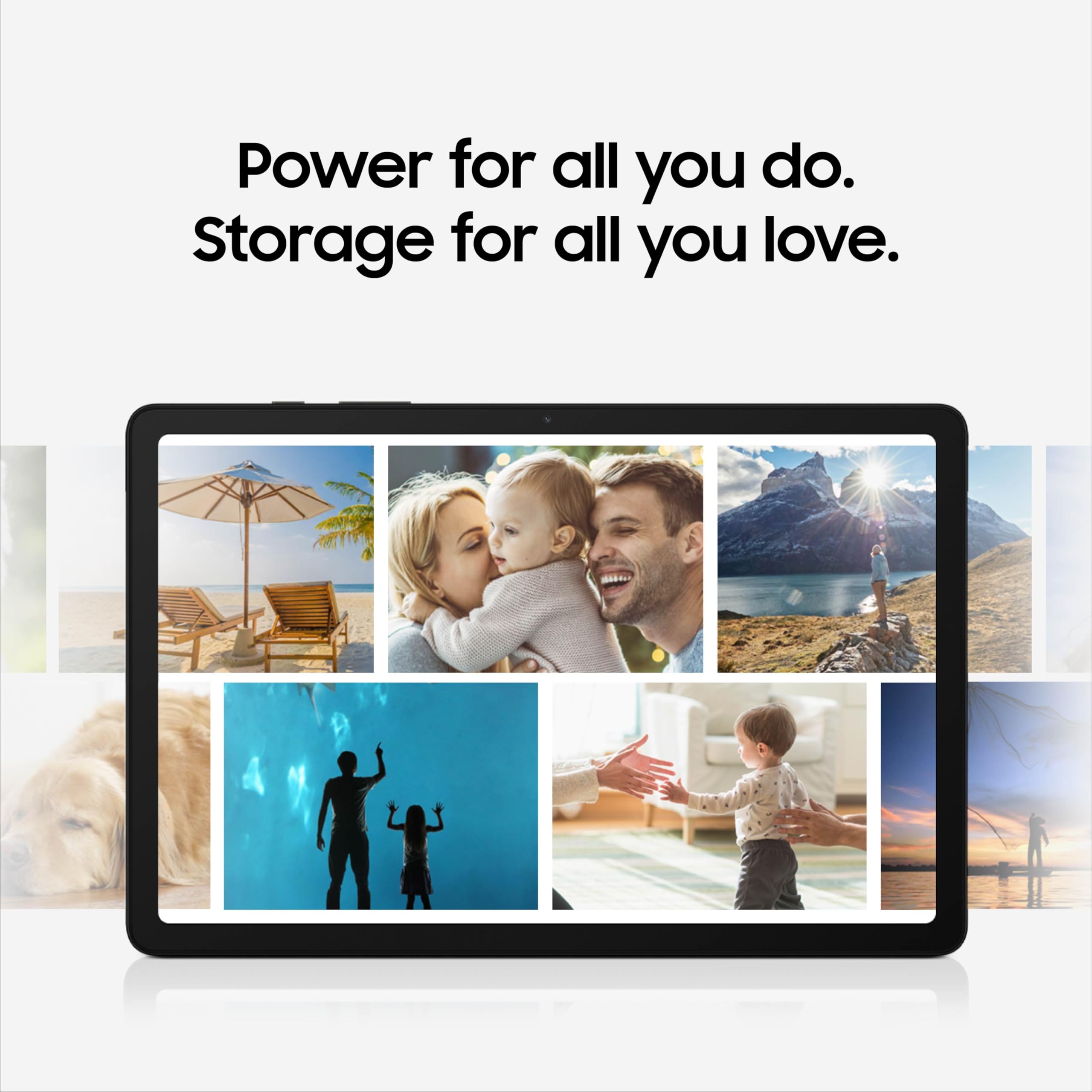 Samsung Galaxy Tab A9+ Plus 11” 128GB Android Tablet, Big Screen, Quad Speakers, Upgraded Chipset, Multi Window Display, Slim, Light, Durable, Kids Friendly Design, US Version, 2024, Graphite