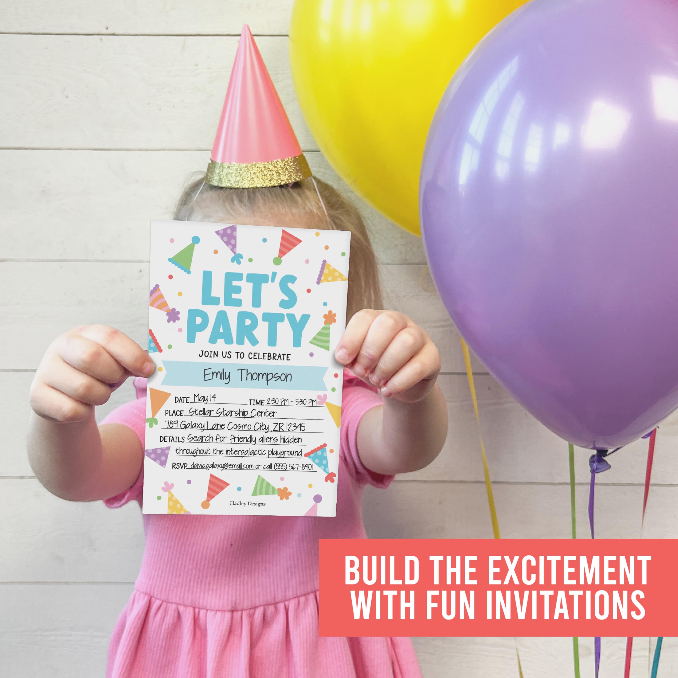 15 Colorful Birthday Invitations Girl - Kids Birthday Invitations Boy, Birthday Party Invitations For Boys, Colorful Birthday Invites For Boy, Birthday Invitation Cards, Birthday Party Invites Boy