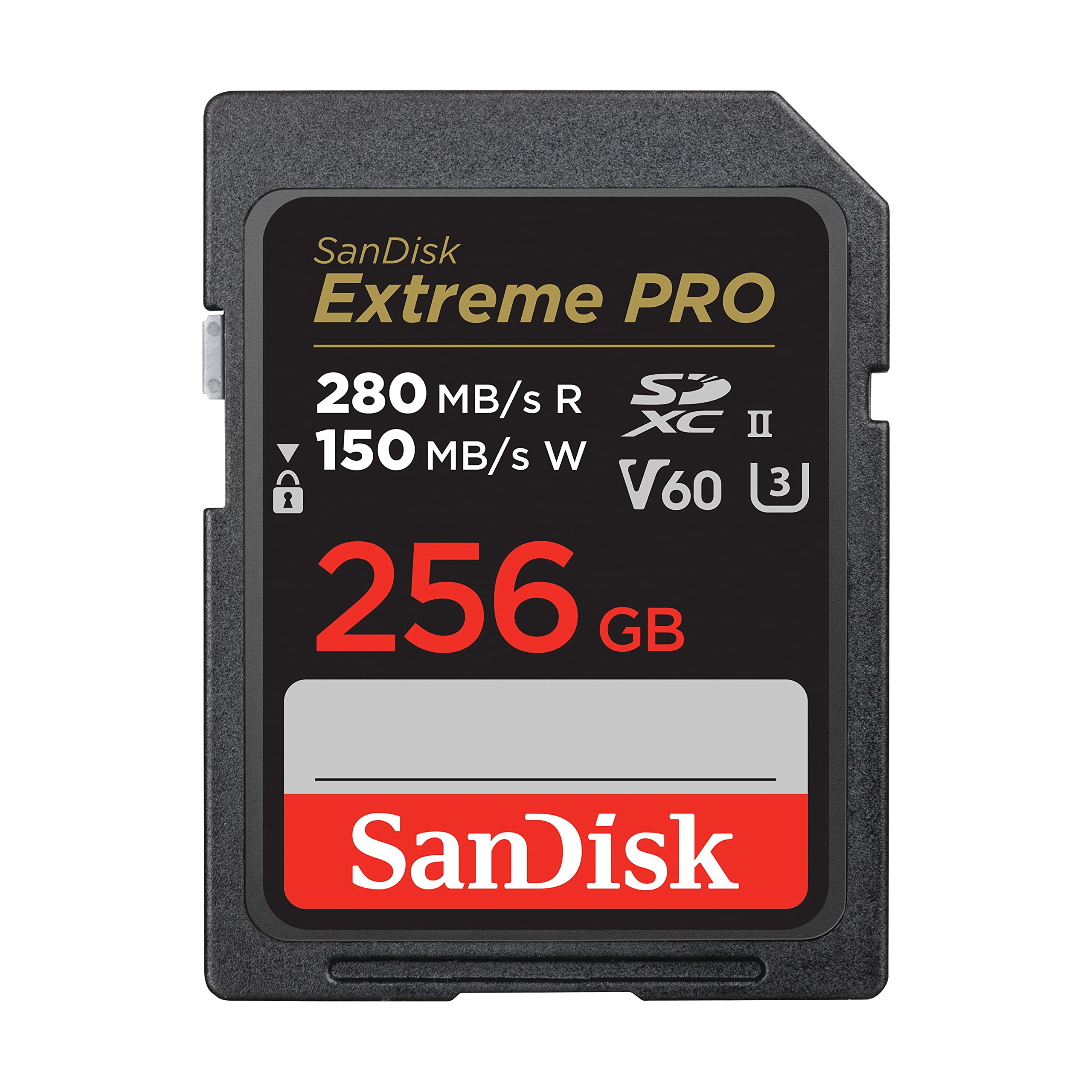SANDISK 256GB Extreme PRO SDXC UHS-II Memory Card - C10, U3, V60, 6K, 4K UHD, SD Card - SDSDXEP-256G-GN4IN