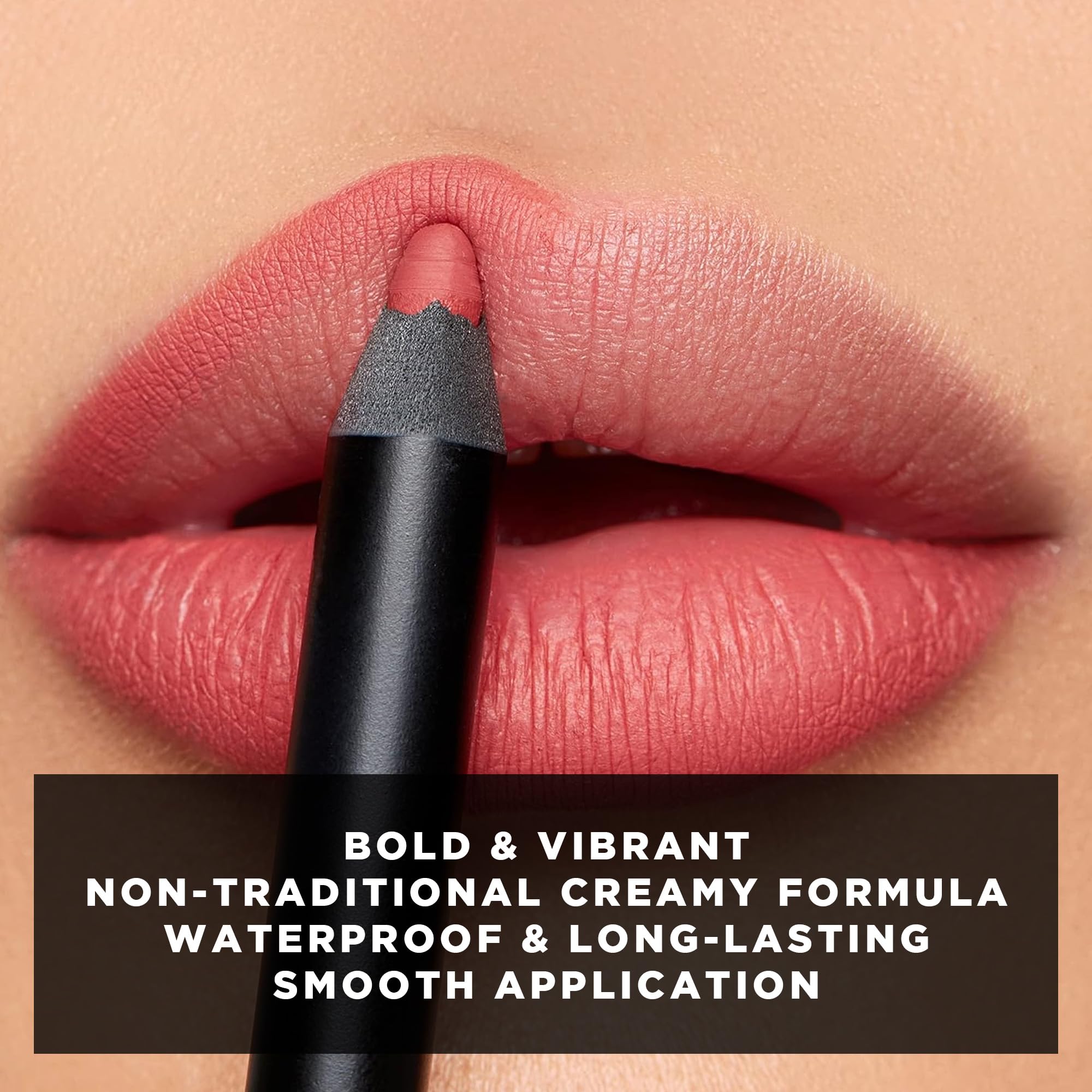 K7L Nude Brown Matte Lipstick and Pink Lip Liner - Waterproof and Smudgeproof