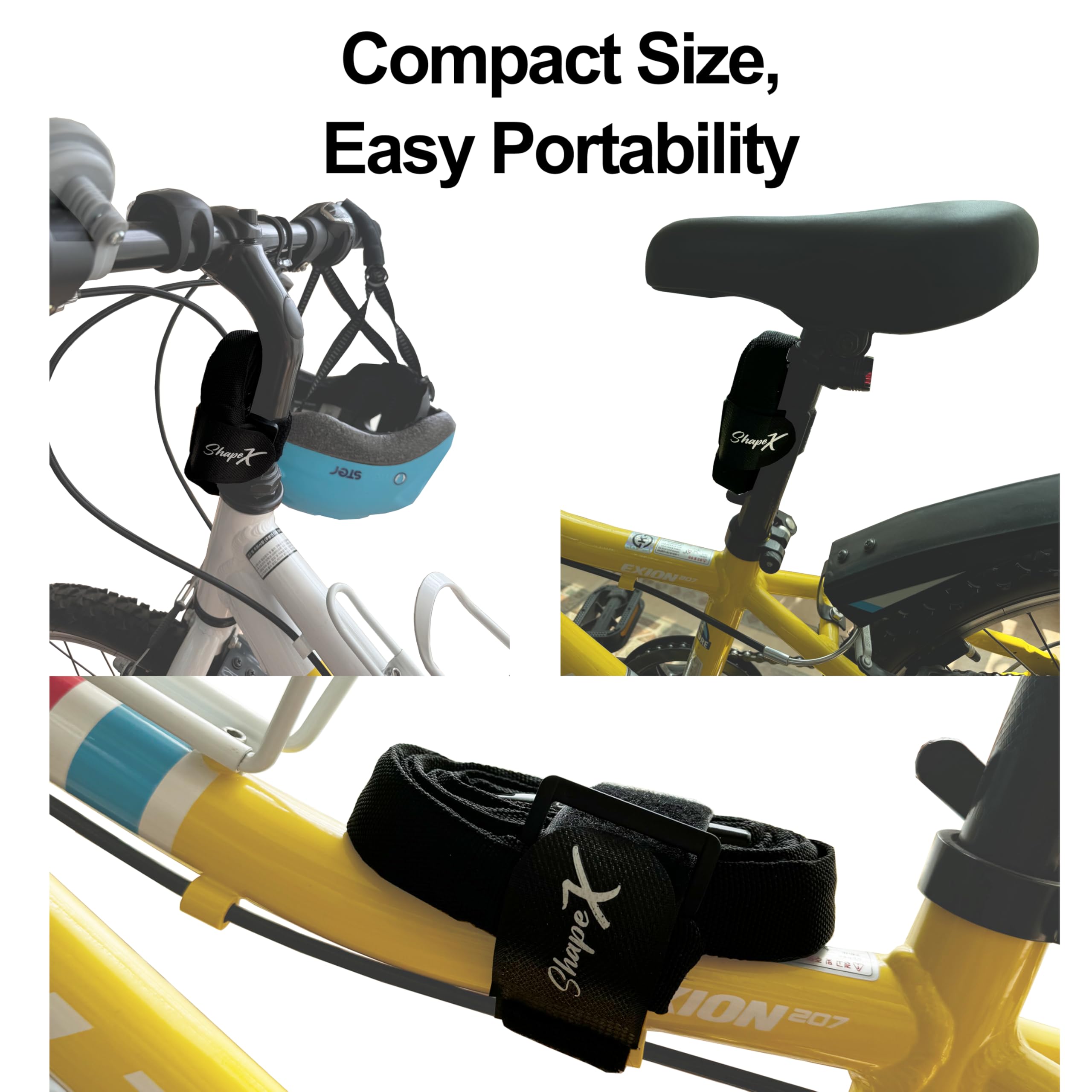 Light Weight Bike Lock for Heavy Duti Anti Theft - 59 inches - Bike Chain Locks with Chain Cutter Proof Fiber - Patented Korea - Scooter Lock - ebike Lock Cable - Bicycle Security Cable (59 inches)
