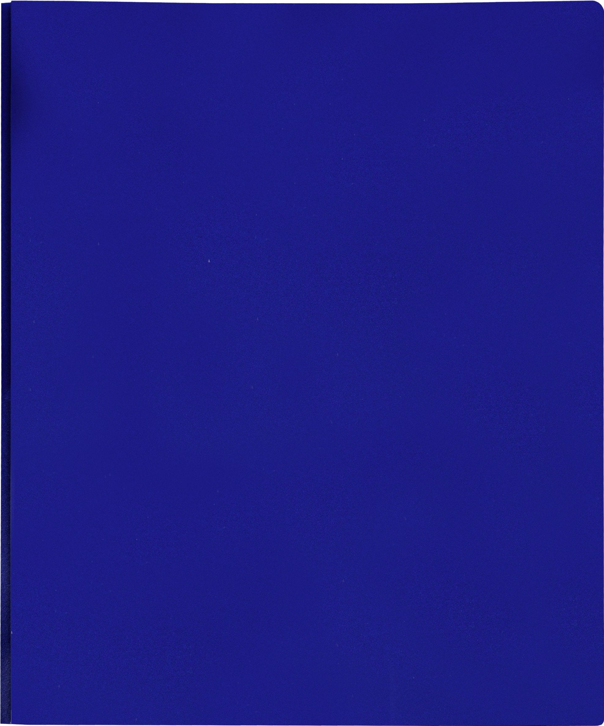 Lion 2-Pocket Plastic Folder with Fasteners, Dark Blue, Pack of 4 (92310-BL-4P)