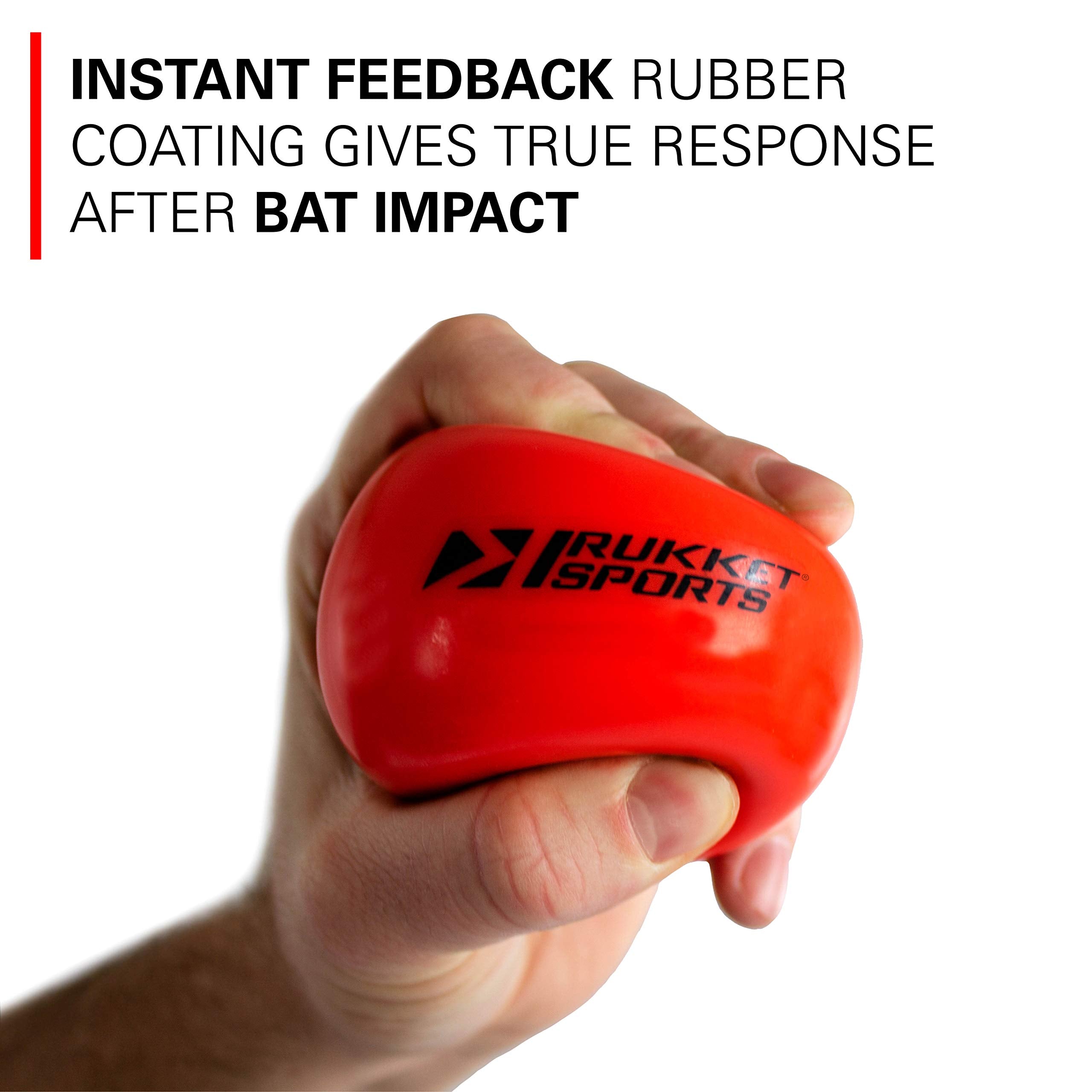 Rukket 9pk Weighted Baseballs/Softballs | Heavy Balls for Hitting, Batting, Pitching Practice (1lb. /16oz. 3” Diameter)