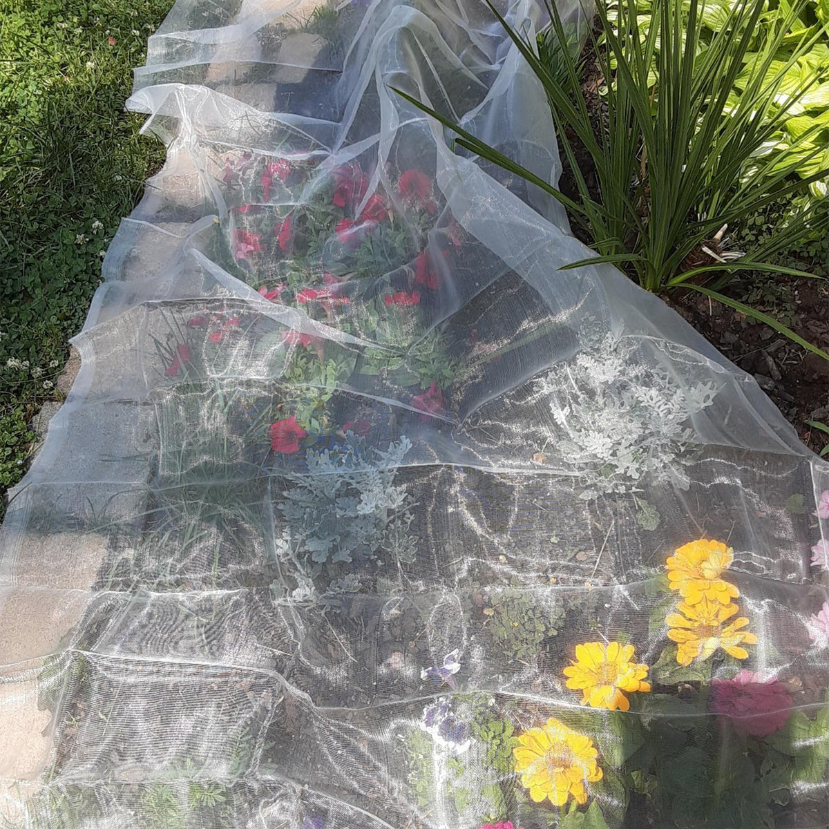 GonLei Garden Netting 8 X 24 FT Garden Mesh Netting Protection Plant Cover Screen Vegetable Row Cover,Cicada Netting for Trees Blueberry Shrubs Fruits Flowers Garden Screen Barrier Net
