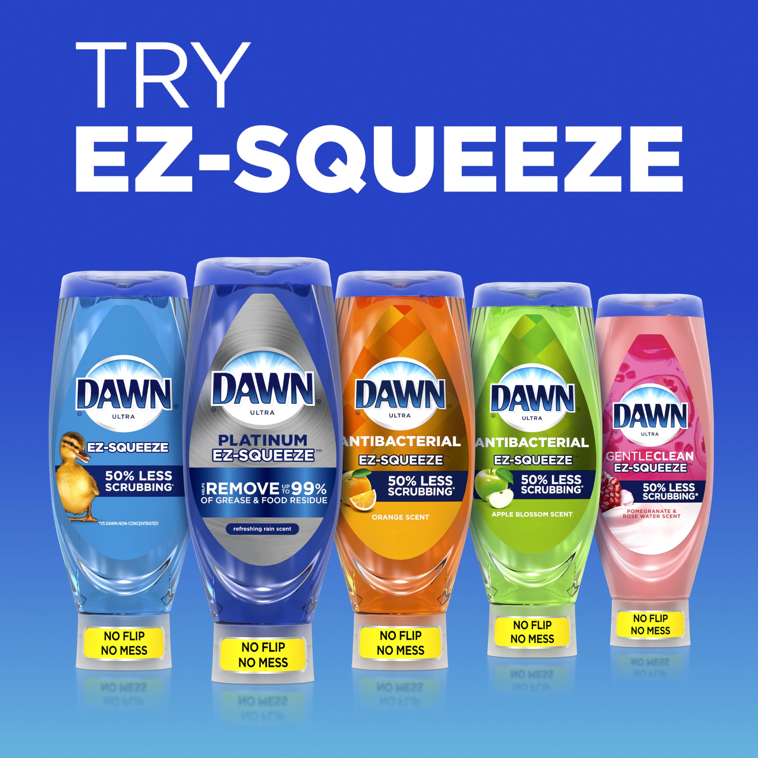 Dawn EZ-Squeeze Ultra Dish Soap, Dishwashing Liquid, Original, Dish Soap Refill, 22 fl oz