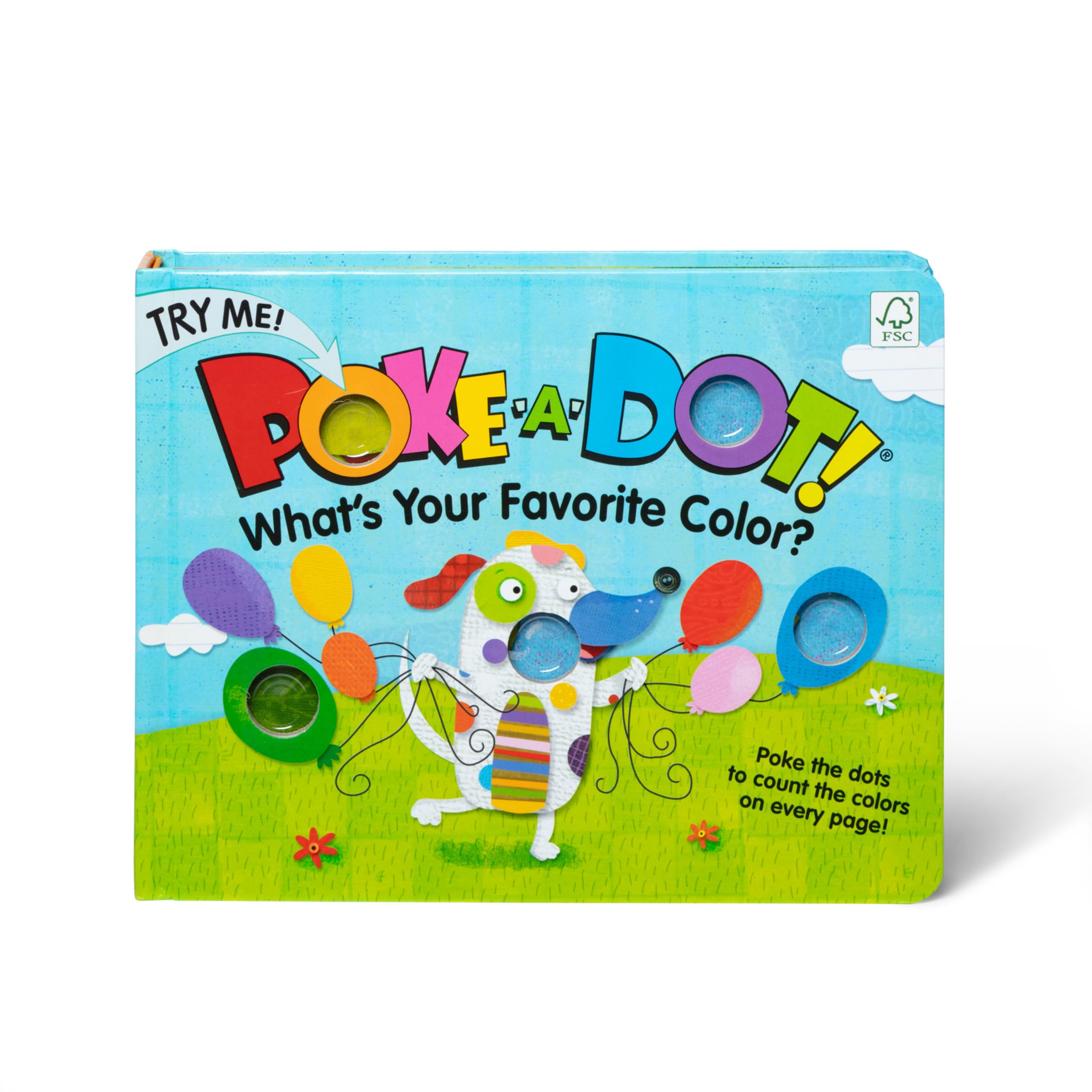 Melissa & Doug Children's Book - Poke-a-Dot: What’s Your Favorite Color (Board Book with Buttons to Pop) - FSC Certified