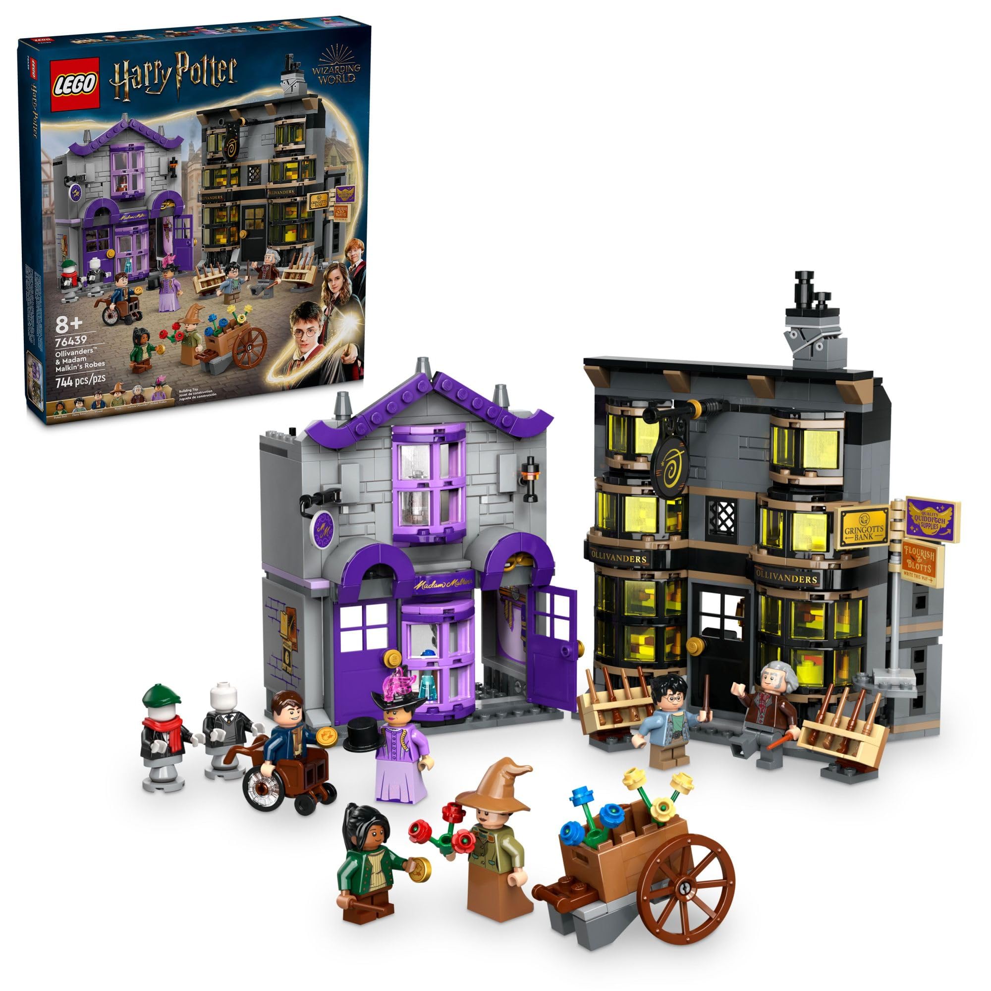 LEGO Harry Potter Ollivanders & Madam Malkin's Robes Building Toy - Harry Potter Toys for Kids, Boys & Girls, Age 8+ - Gifts for Christmas - 76439