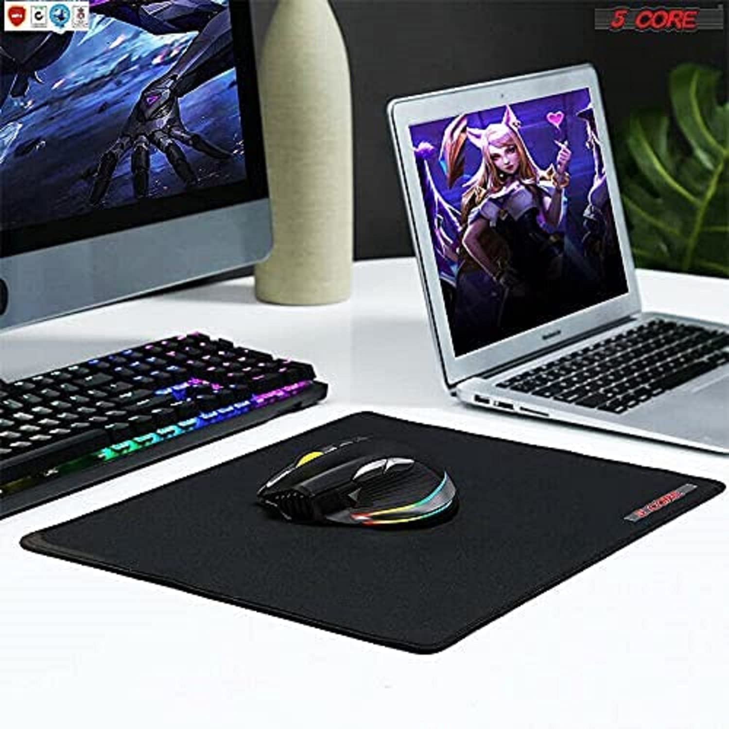 5 Core Mouse Pad Large Gaming Mousepad Soft Mouse Pads Extra Large