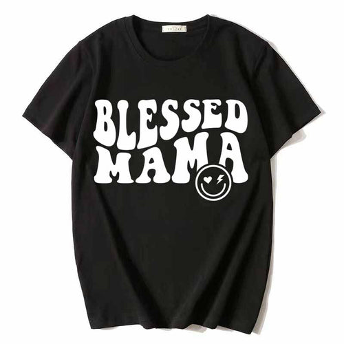 Blessed Mama Mother's Day Graphic Tee