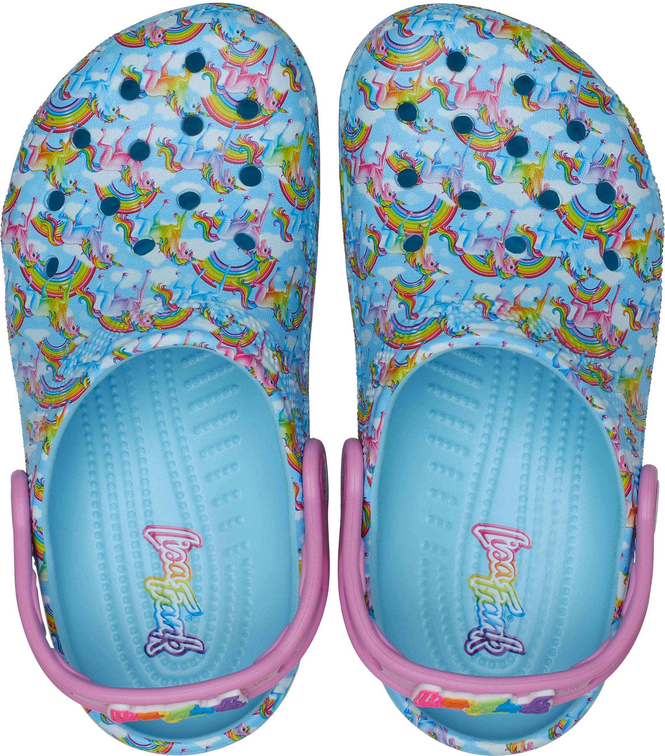 Crocs Classic Lisa Frank Clogs, Kids and Toddler Shoes, Arctic, 1 US Unisex Little