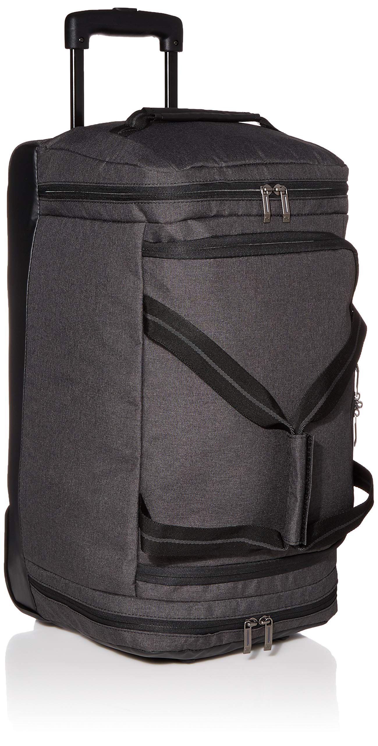 Solo New York Leroy Carry-On Wheeled Duffle Bag, 49L Capacity, Grey, 22 Inch