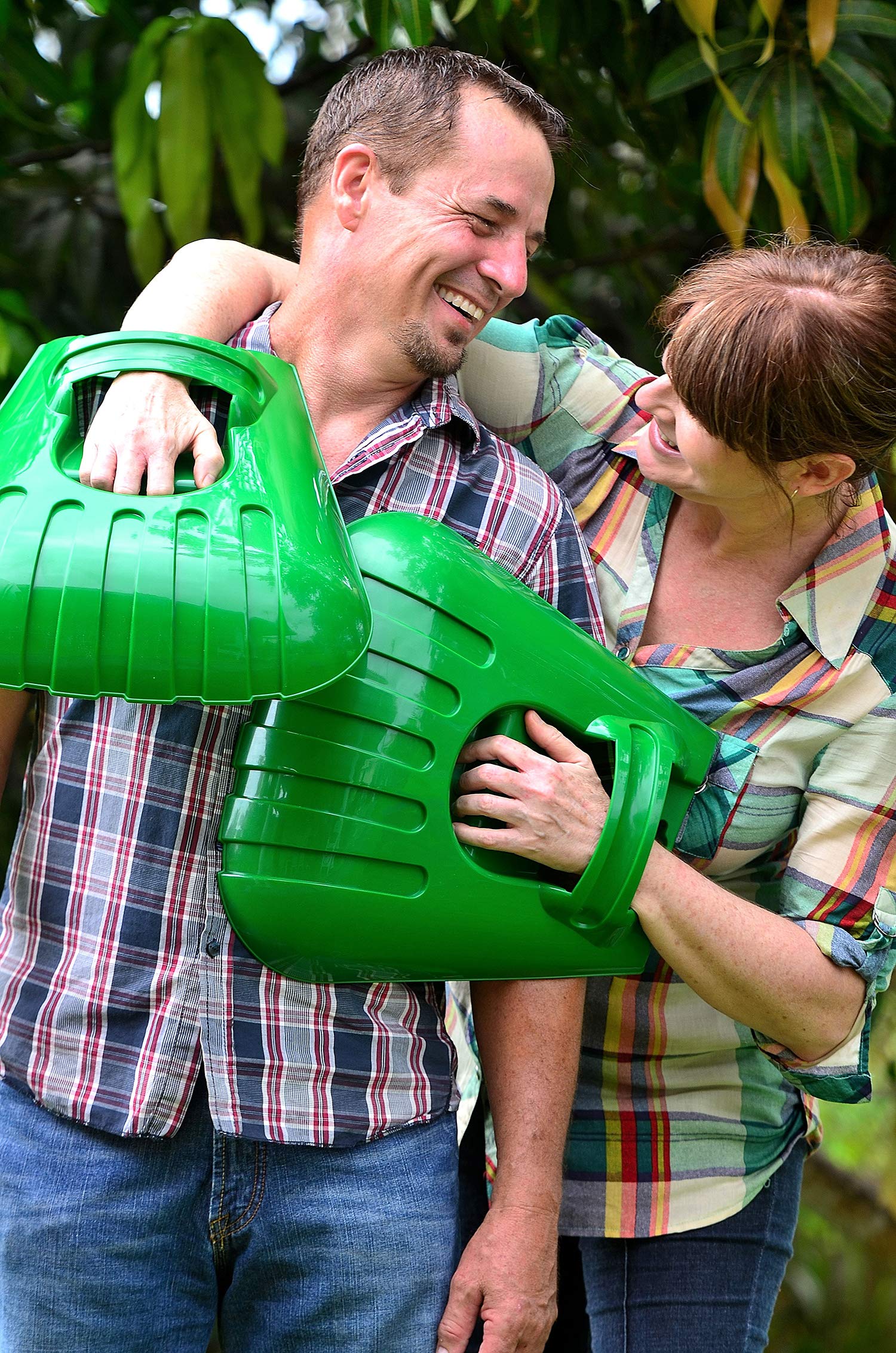 GARDEASE ReLeaf Leaf Scoops: Ergonomic, Large Hand Held Rakes for Fast Leaf & Lawn Grass Removal