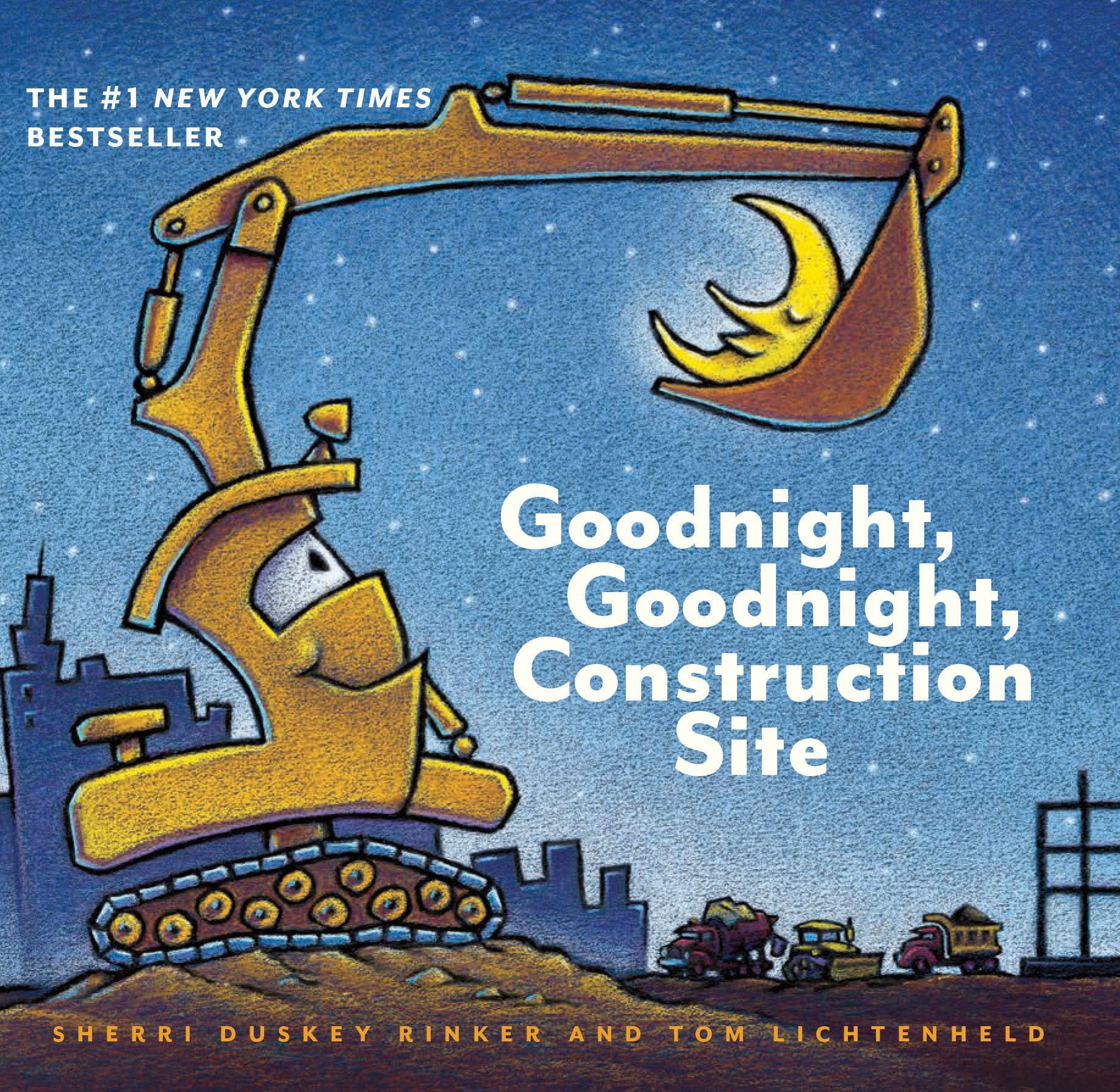 Goodnight, Goodnight Construction Site (Board Book for Toddlers, Children's Board Book)