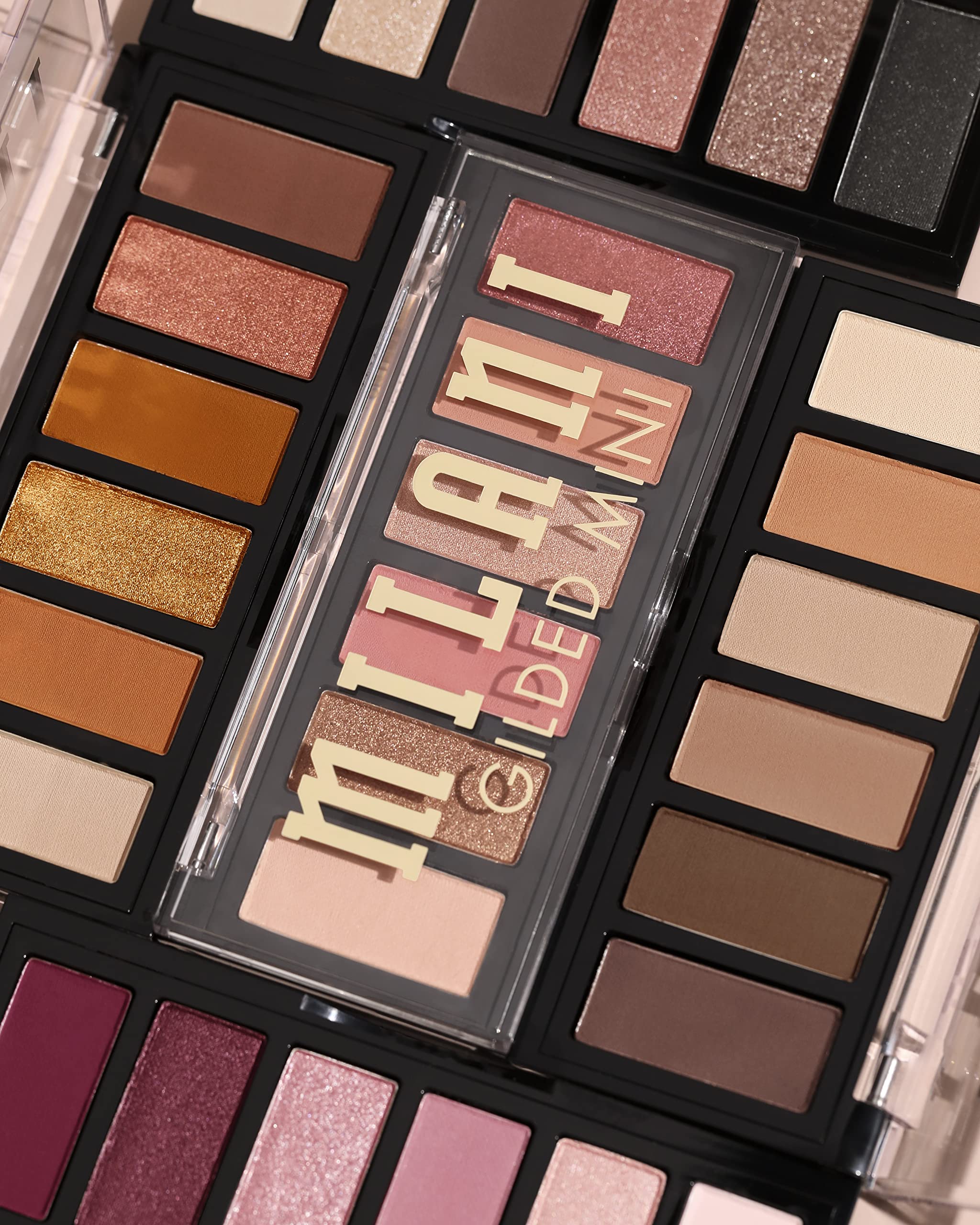 Milani Gilded Mini Eyeshadow Palette with 6 Matte & Shimmer Hues - The Wine Down