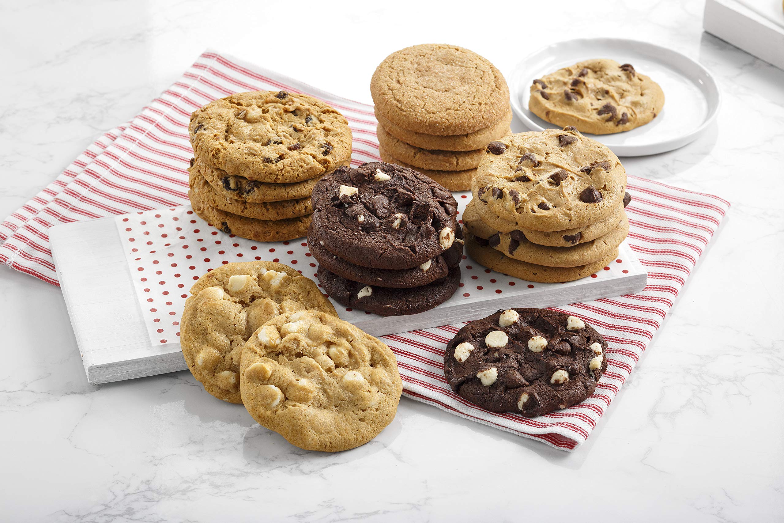 Mrs. Fields - 2 Dozen Signature Cookie Tin, Assorted with 24 Original Cookies in our 5 Signature Cookie Flavors