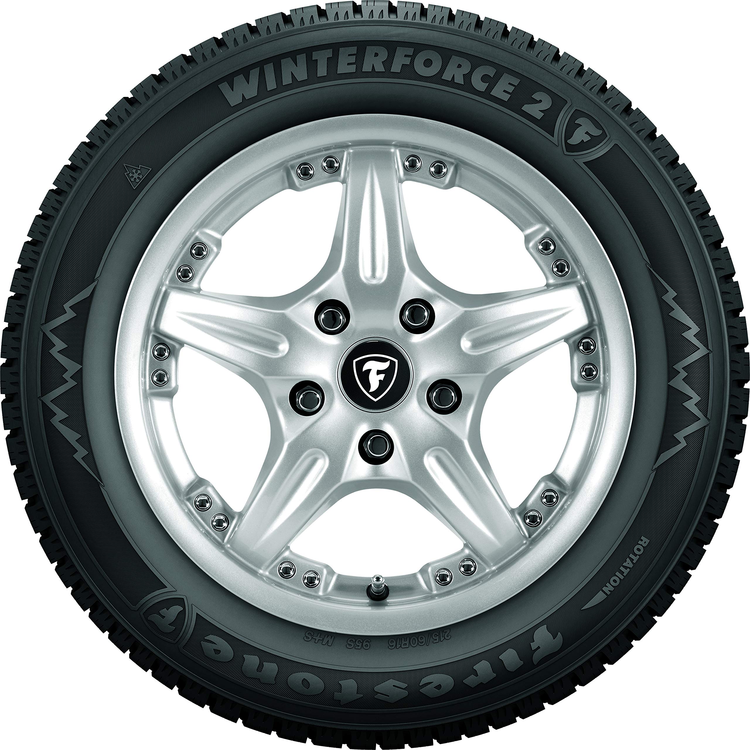 Firestone Winterforce 2 Winter/Snow Passenger Tire 205/70R15 96 S