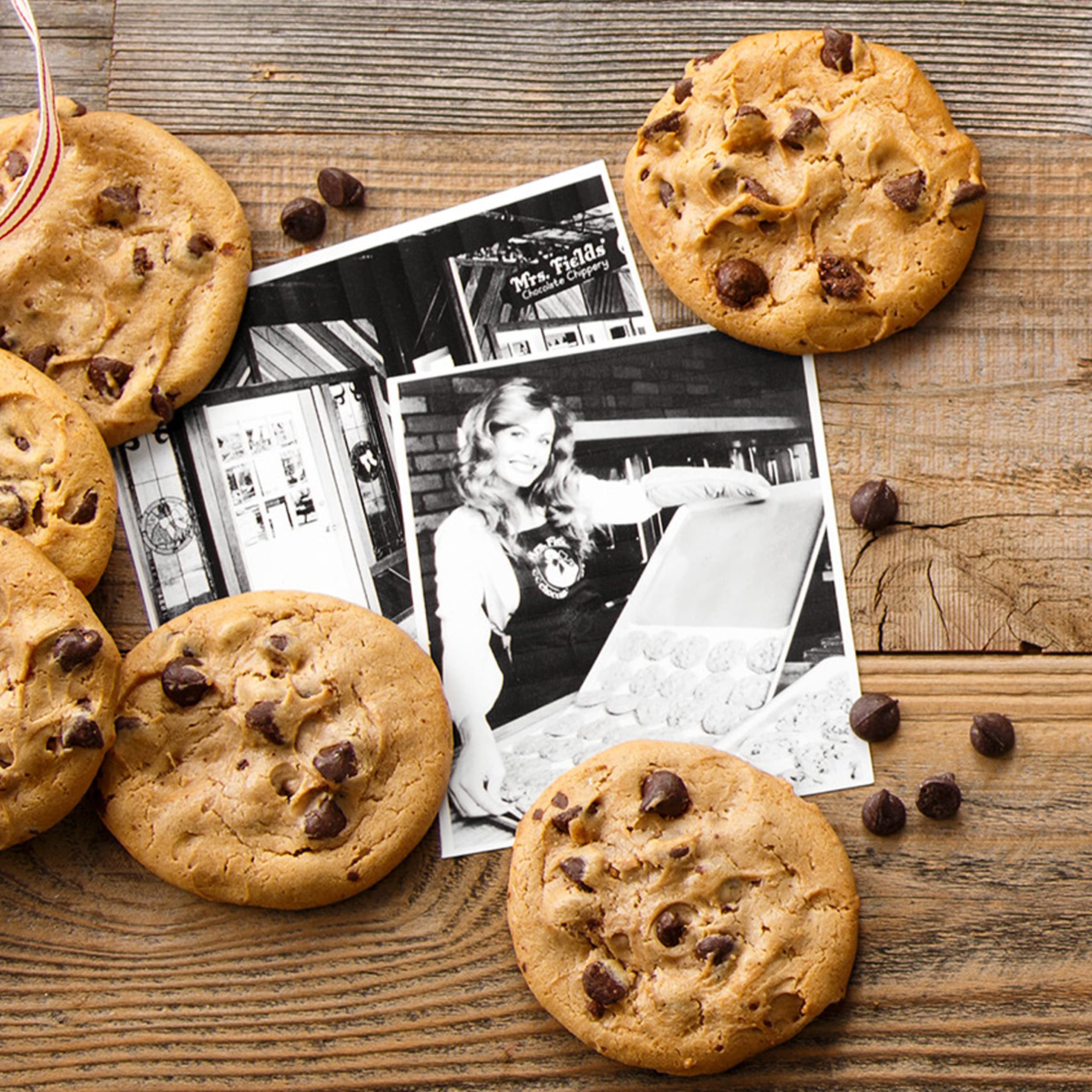 Mrs. Fields - Birthday Bulletin Mini Cookie Box, Assorted with 24 Nibblers Bite-Sized Cookies in our 5 Signature Cookie Flavors