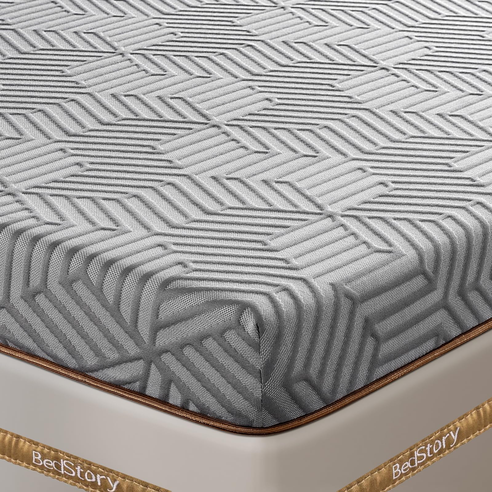 BedStory 3.5 Inch Memory Foam Mattress Topper Twin XL