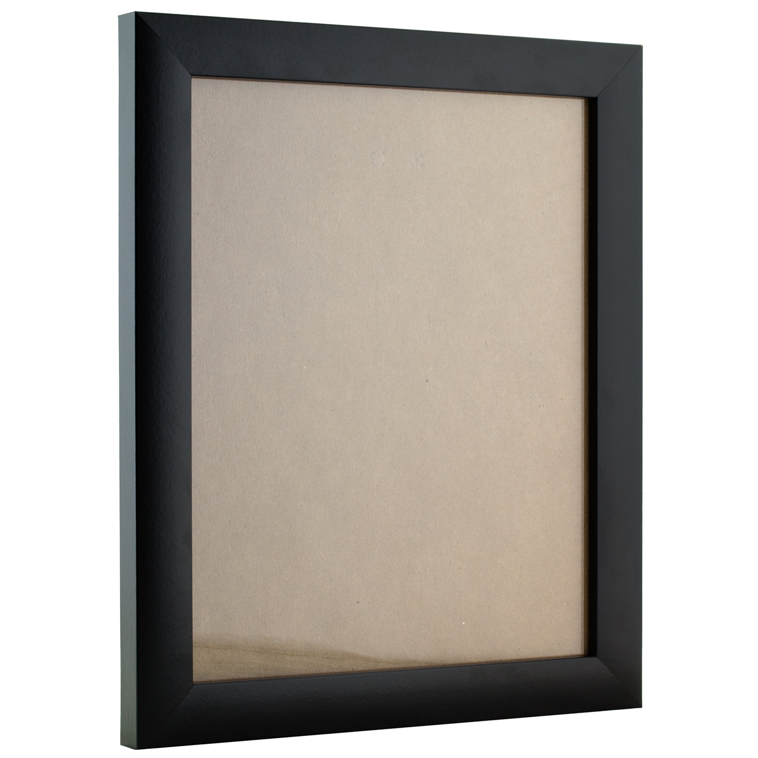 Craig Frames 18x24 Poster Frame | Contemporary 1" Premium Matte Black | High Clarity Acrylic (Plexiglass)