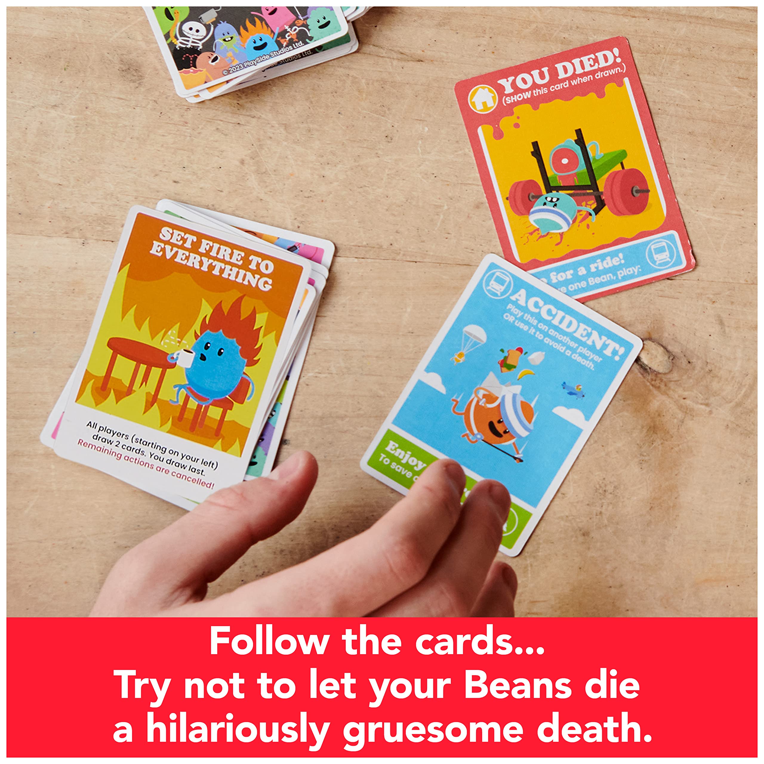 Spin Master Games, Dumb Ways to Die, The Viral Hit Card Game for College, Birthday Games, Friendsgiving Game, Party Games, Fun Games, for Ages 12+