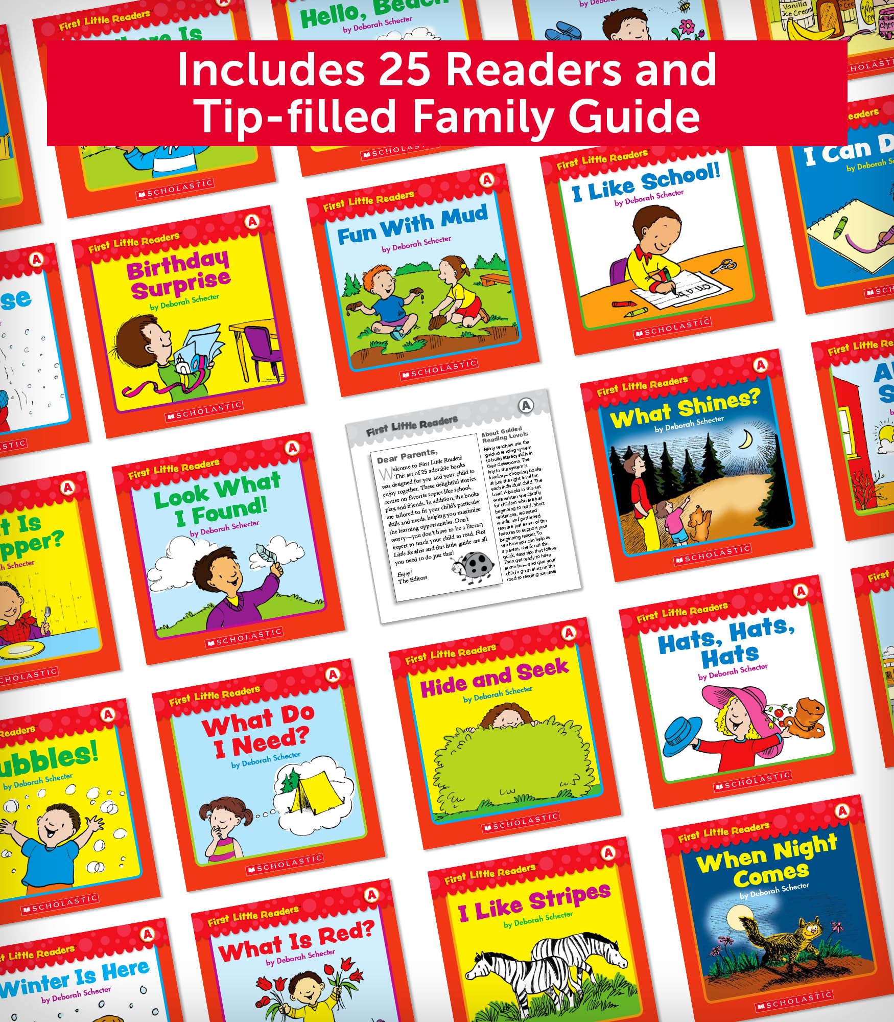 First Little Readers Parent Pack: Guided Reading Level A: 25 Irresistible Books That Are Just the Right Level for Beginning Readers