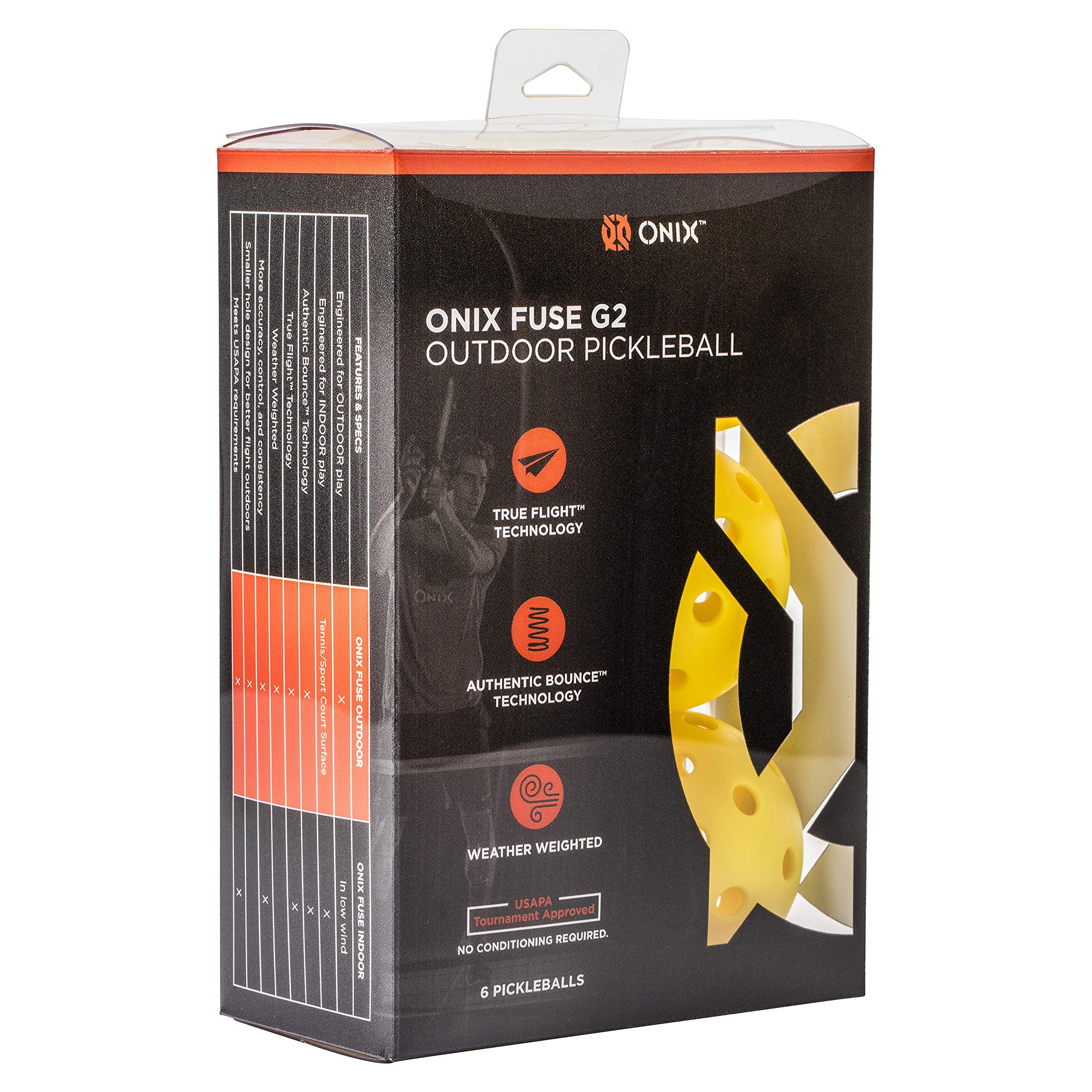 Onix Fuse G2 Outdoor Pickleball Balls