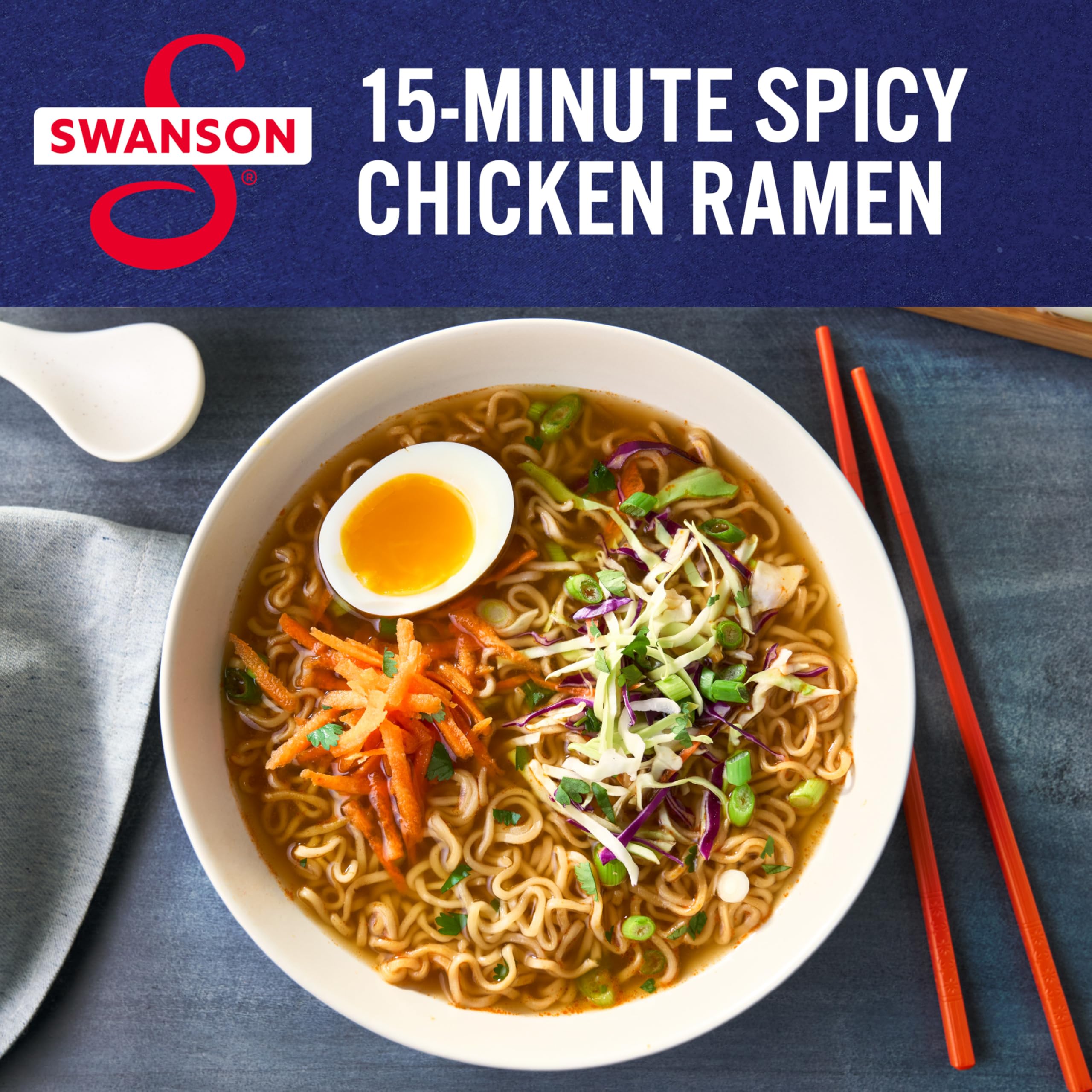 Swanson 100% Natural Spicy Chicken Broth, 32 oz Carton