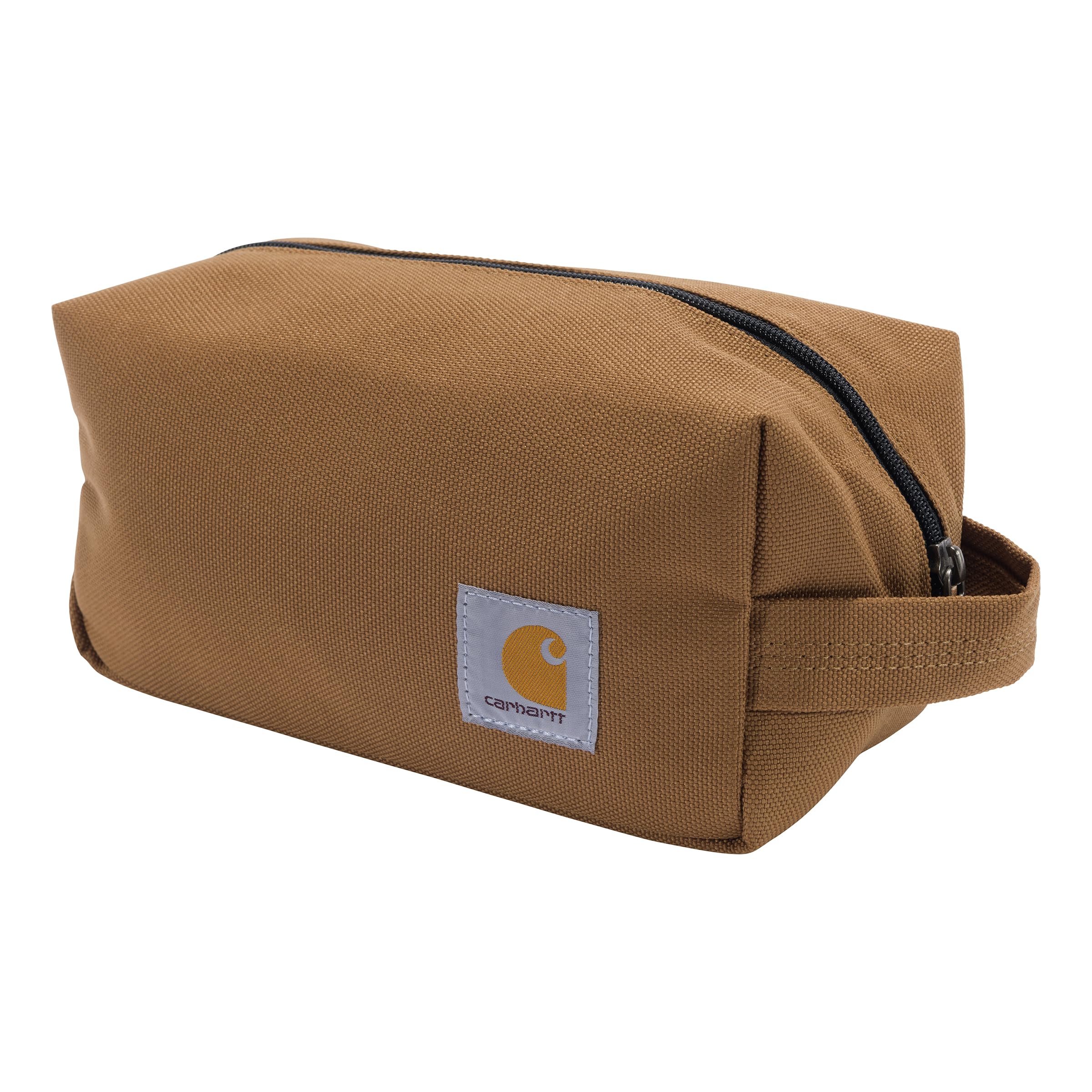 Carhartt Durable Organizer, Pack Essentials W/The PFAS Free Toiletry Bag W/Water Resistance, Travel Kit Brown, One Size