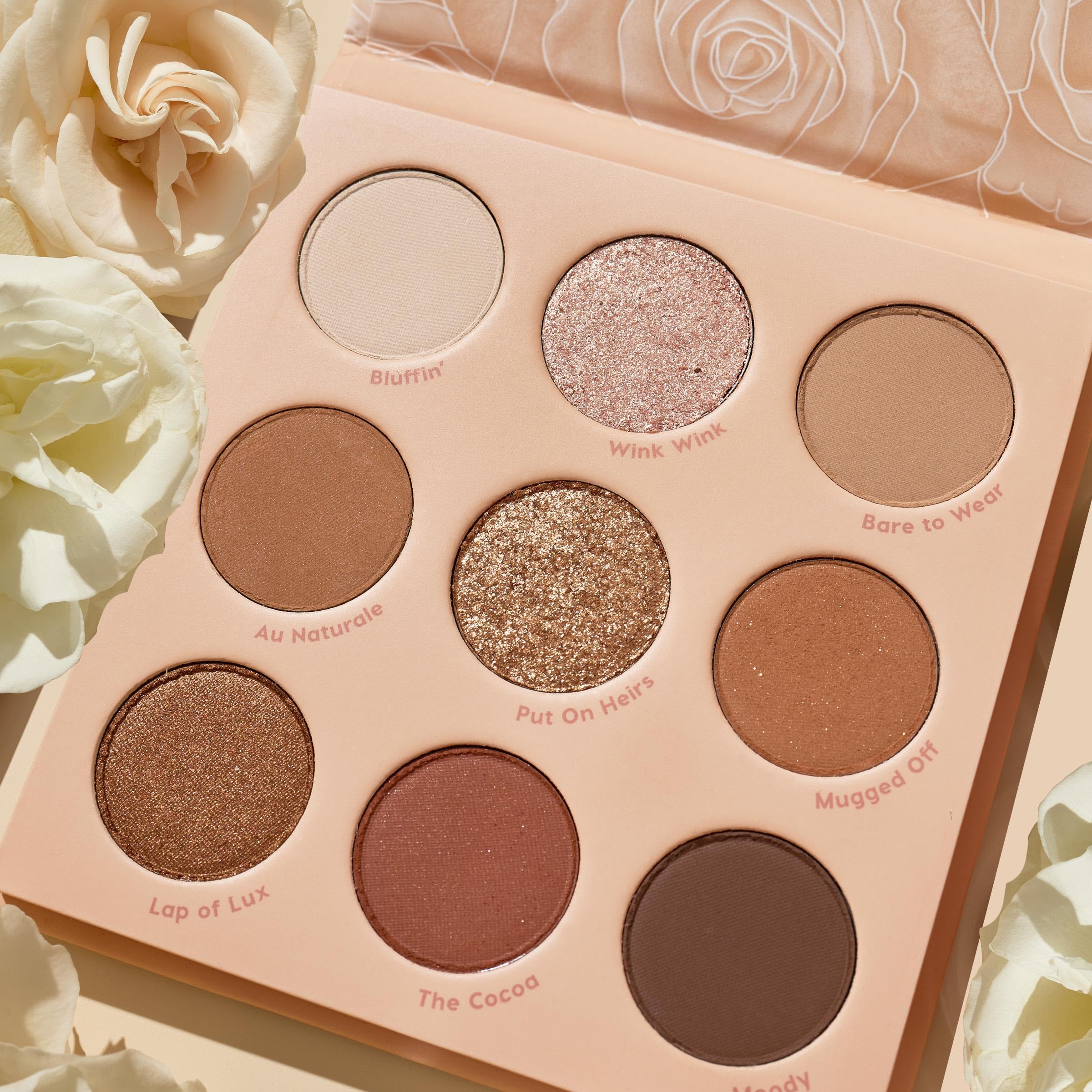 ColourPop Nude Mood Shadow Palette - Brown & Copper Palette with Metallic and Matte Finishes - High-Pigment Makeup with a Long-Wearing Formula (0.3 oz)