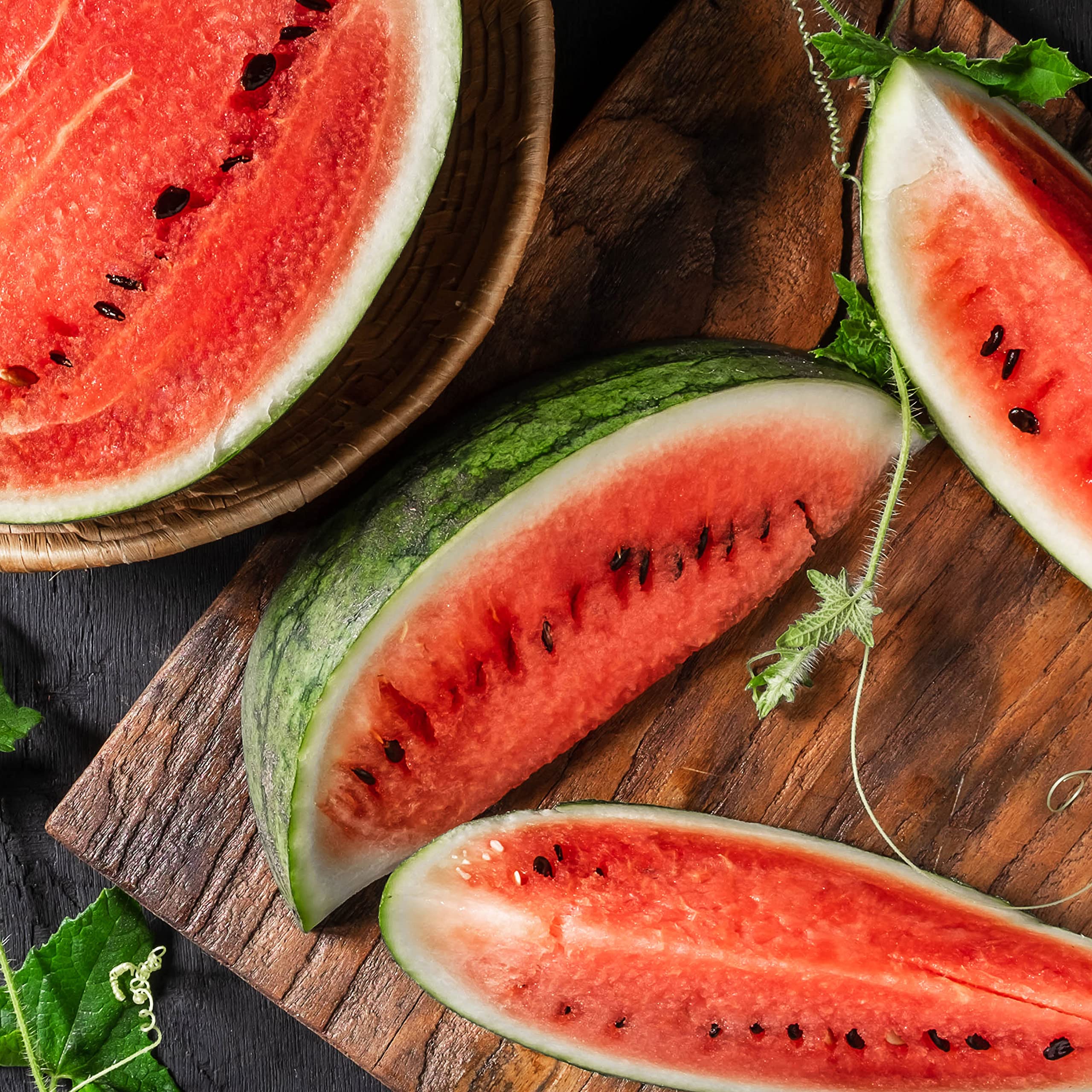 Organic Watermelon Seeds (Crimson Sweet) - Approx 12 Seeds - USDA Organic, Non-GMO, Open Pollinated, Heirloom, USA Origin