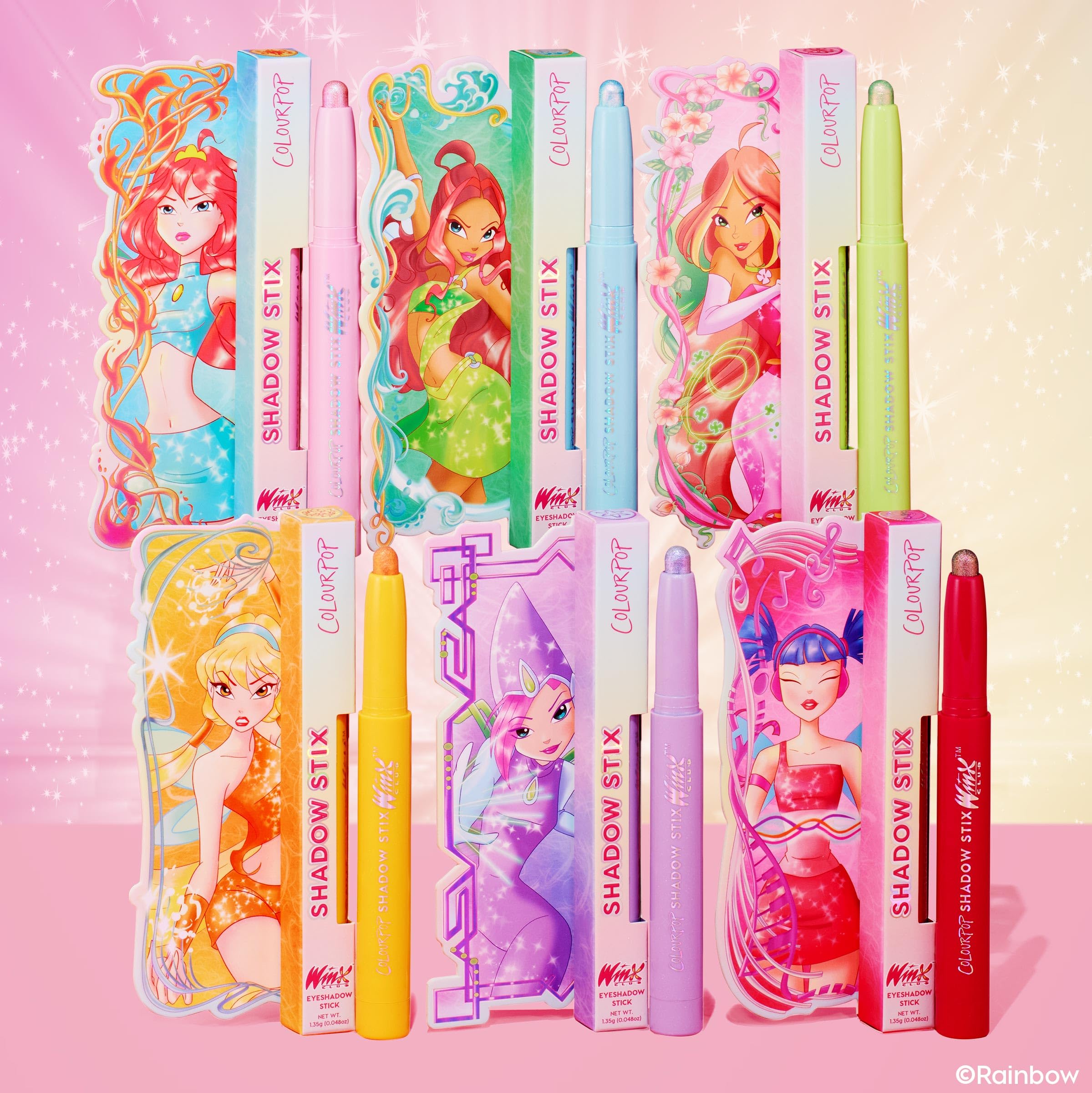 ColourPop Winx Club Shadow Stix - Cream Eyeshadow Stick with Long-Lasting Color - Multi-Use Cream Makeup with a Built-In Sharpener & Precise Tip for Easy Application - Fury of The Dragon (0.05 oz)