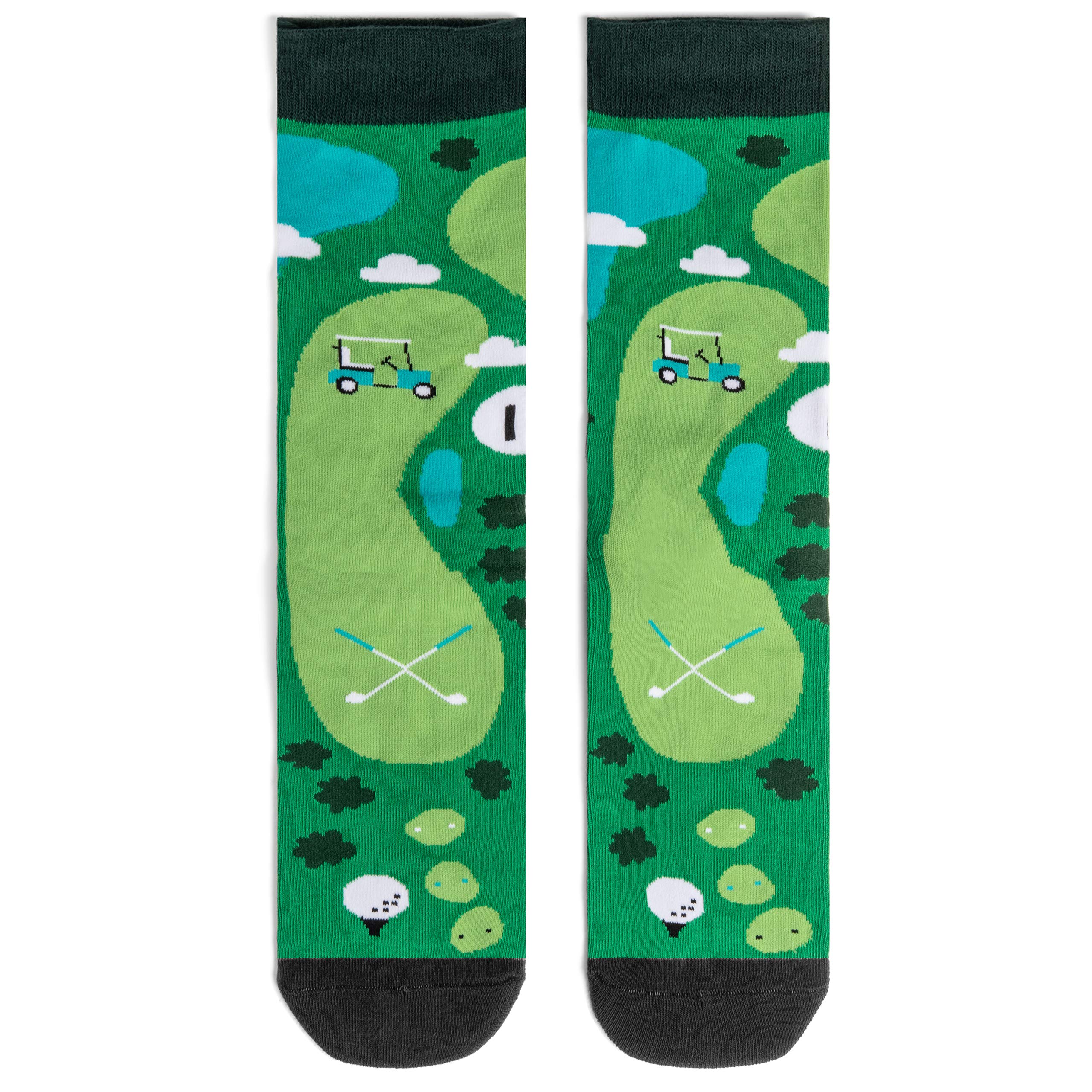 Lavley I'd Rather Be Golfing Socks - Unique Golf Gift Idea for Men - Unisex, One Size