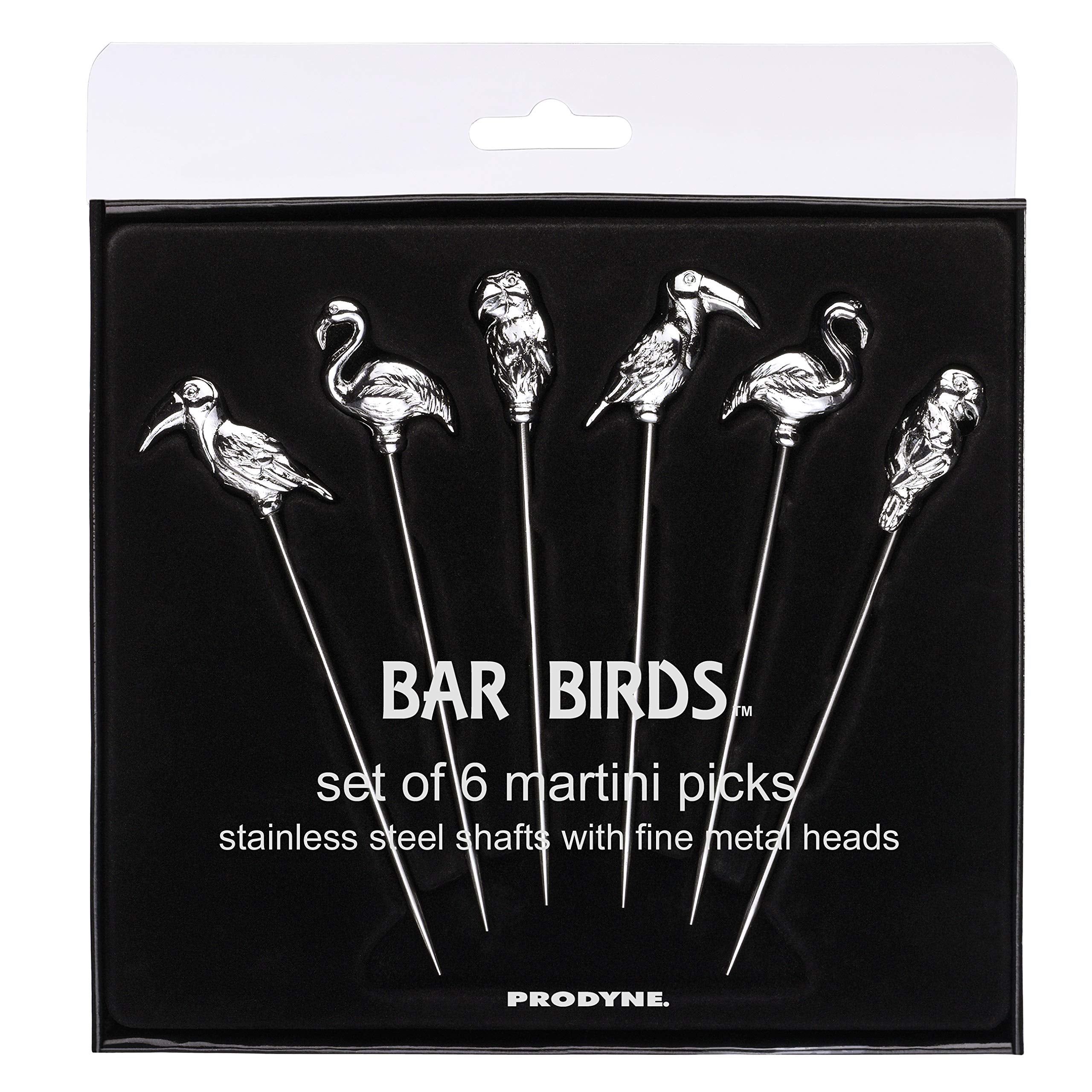 Prodyne Bar Birds Martini Picks (Set Of 6)