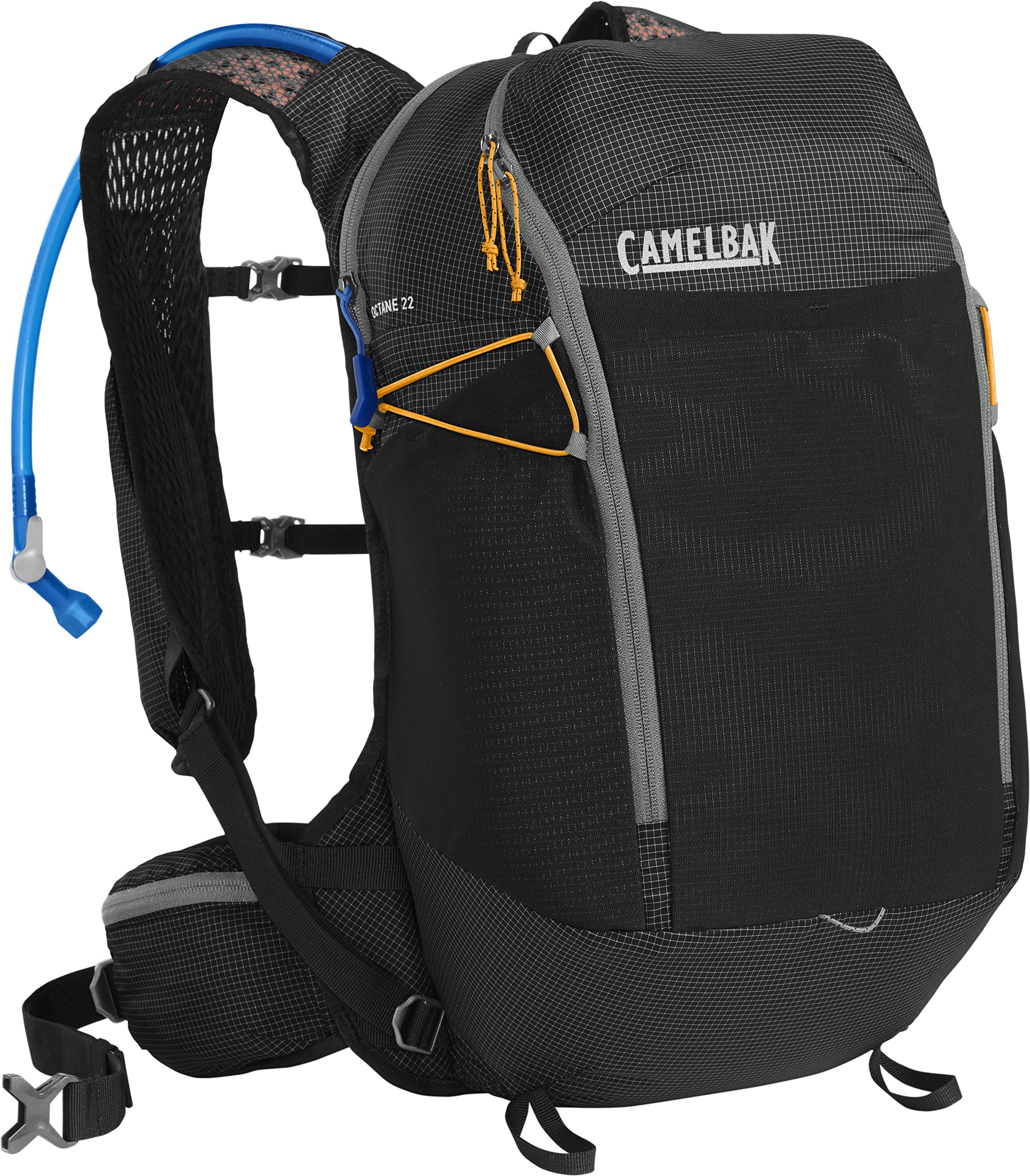 CamelBak Octane 22 Multisport Hydration Pack - 70oz, 2L Fusion Reservoir, Black/Apricot