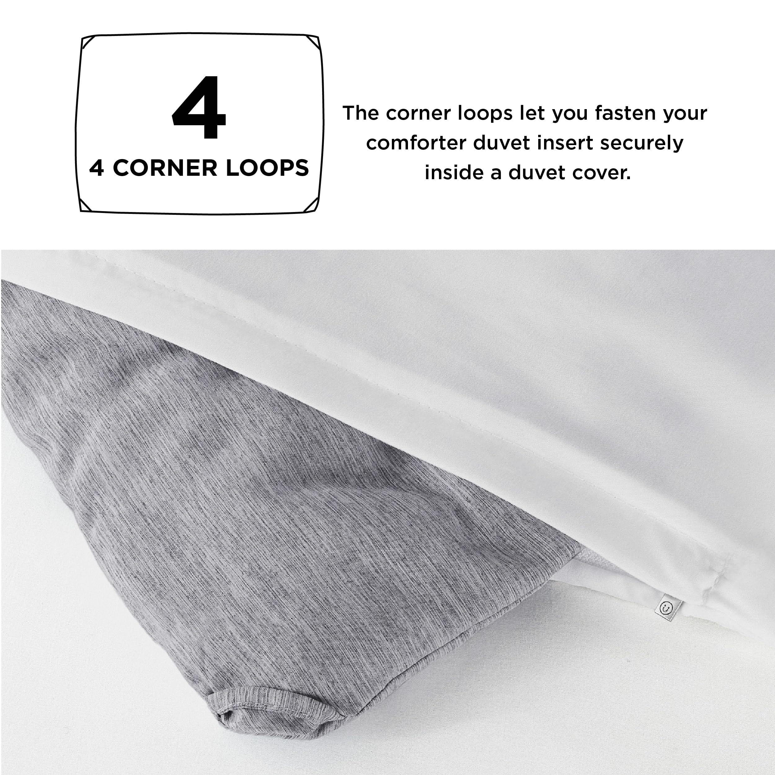 Bedsure Twin/Twin XL Comforter Set Dorm Bedding - Dark Grey Twin Bedding Set for College, Soft Cationic Dyed Bed Set for All Seasons, 2 Pieces, 1 Comforter (68"x88") and 1 Pillow Sham (20"x26"+2")