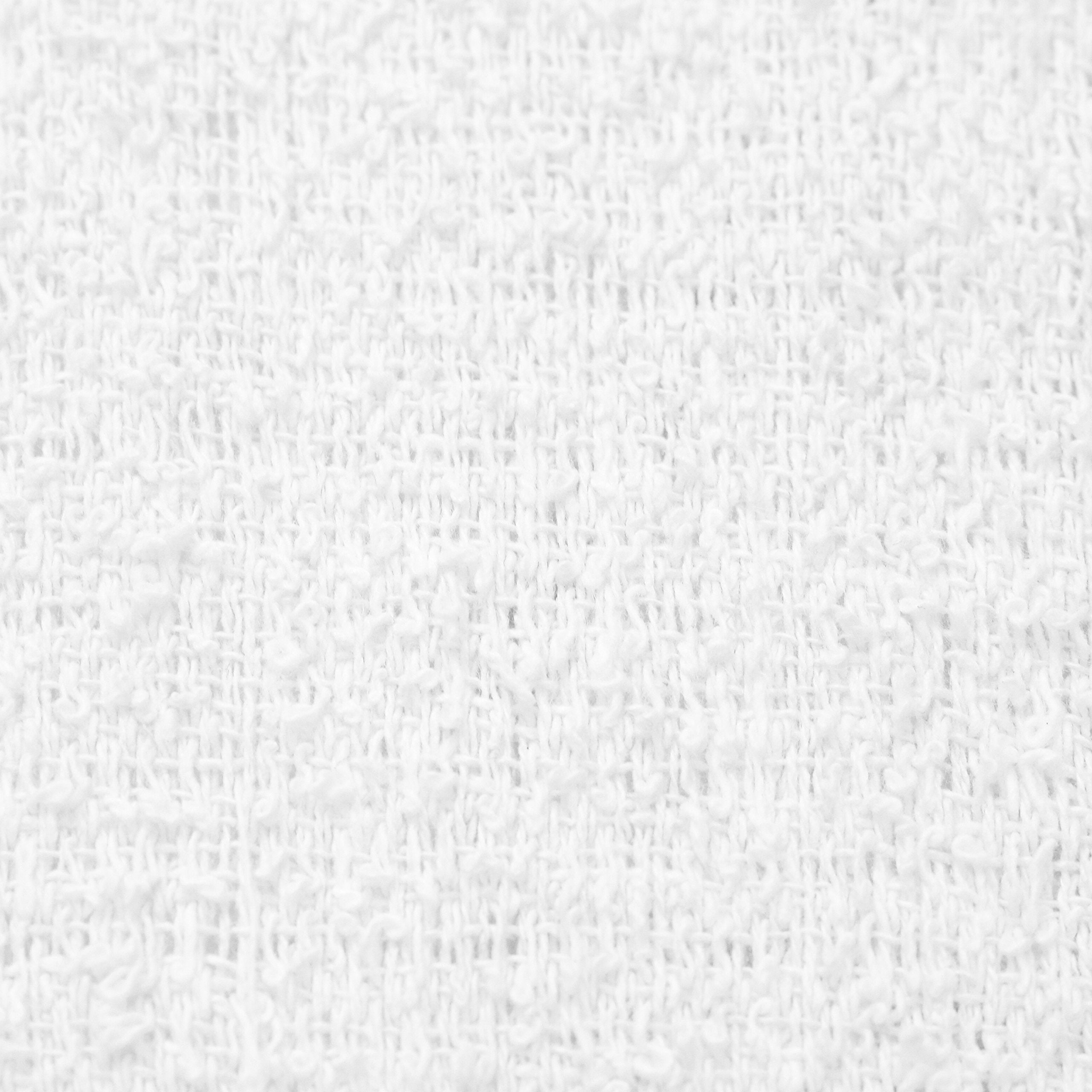 S&T INC. Multipurpose Cotton Terry Cleaning Towels for Home, Car, Automotive, and Garage Cleaning Supplies, 14 Inch x 17 Inch, White, 24 Pack