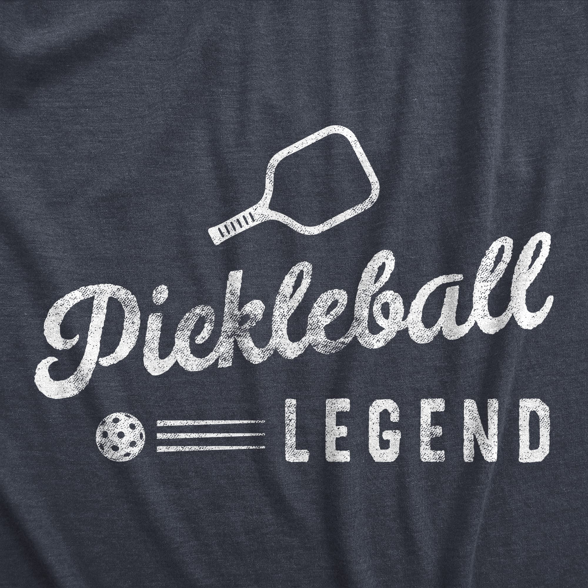 Mens Pickleball Legend T Shirt Funny Sarcastic Pickle Ball Lovers Paddle Tee for Guys Mens Funny T Shirts Sarcastic T Shirt for Men Funny Fitness T Shirt Navy - XL