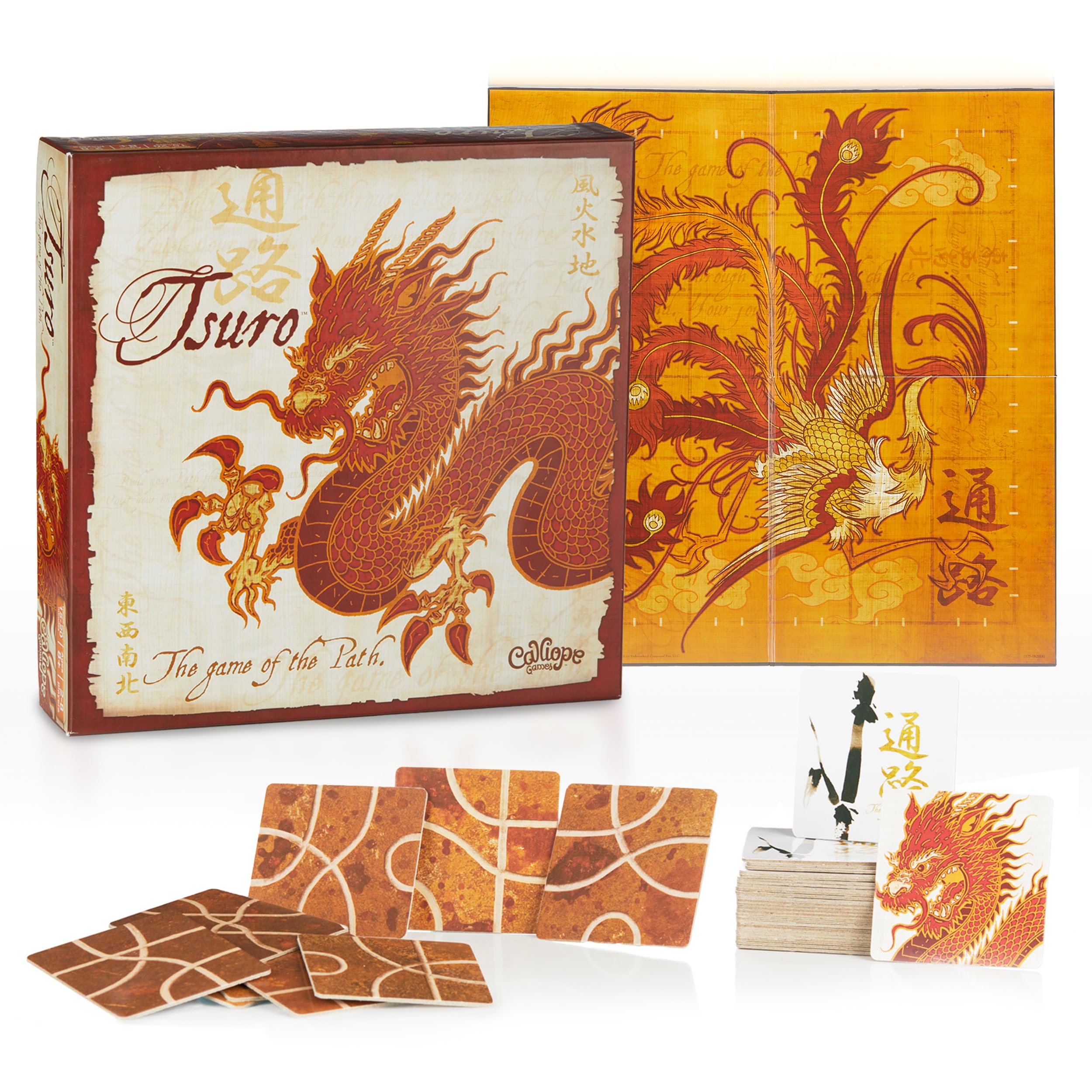 Calliope Tsuro - The Game of The Path - A Family Strategy Board Game For Adults and Kids 2-8 Players Ages 8 & Up