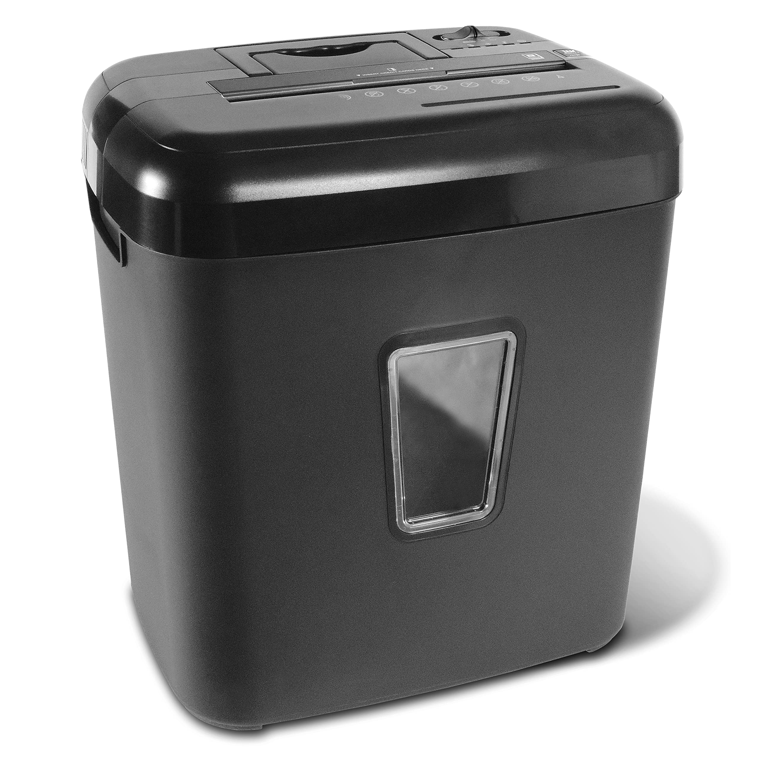 Aurora AU808MA High-Security 8-Sheet Micro-Cut Paper, CD/DVD and Credit Card Paper Shredder