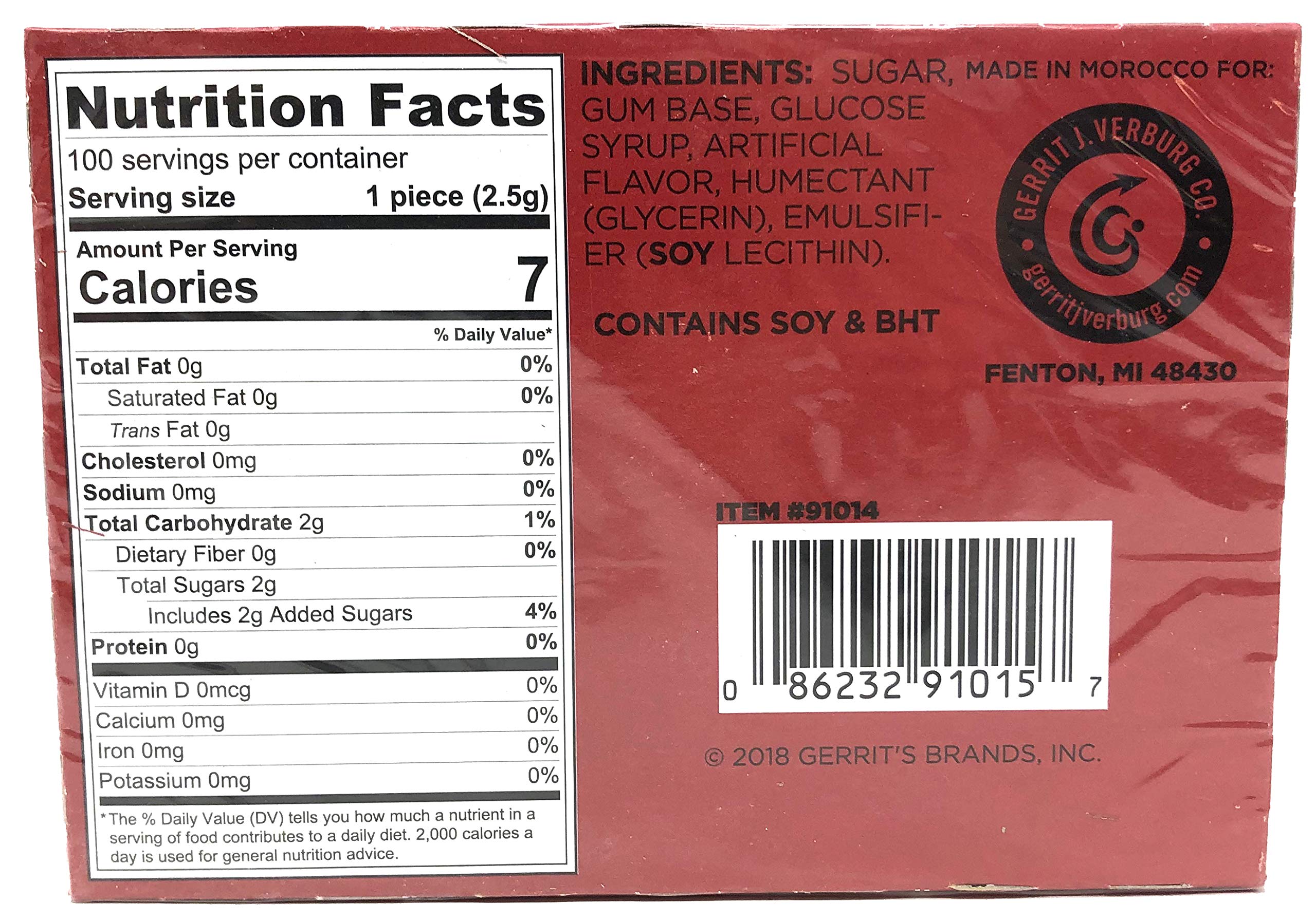 Clove Chewing Gum, 5 Sticks, 20 Count