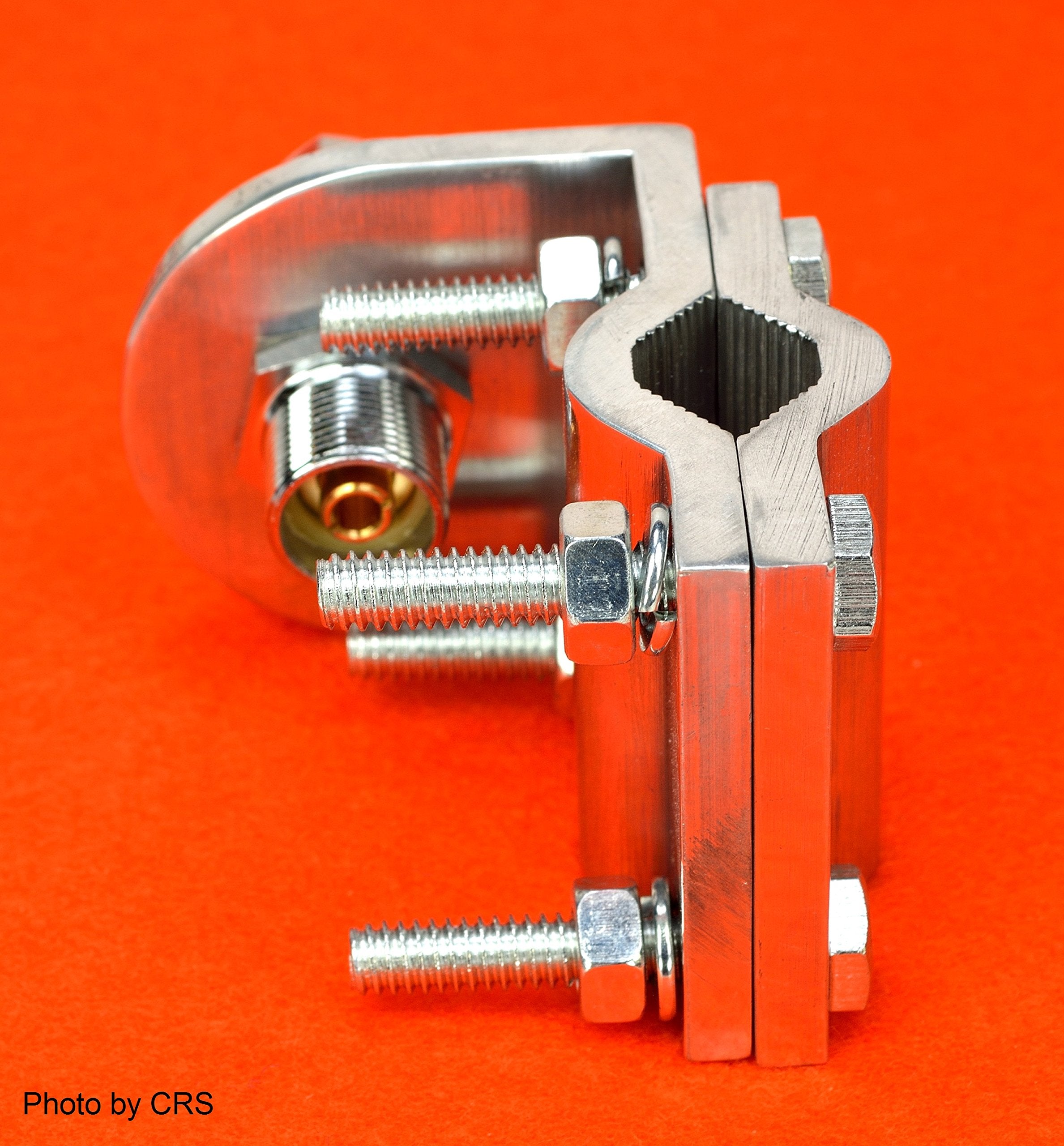 Workman Double Groove CB Radio Antenna Mount W/ SO239 Stud BRV1