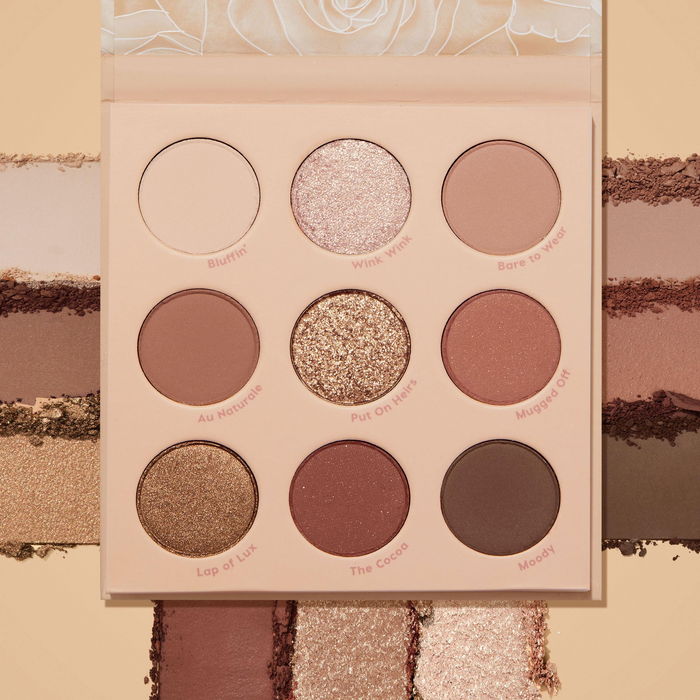 ColourPop Nude Mood Shadow Palette - Brown & Copper Palette with Metallic and Matte Finishes - High-Pigment Makeup with a Long-Wearing Formula (0.3 oz)