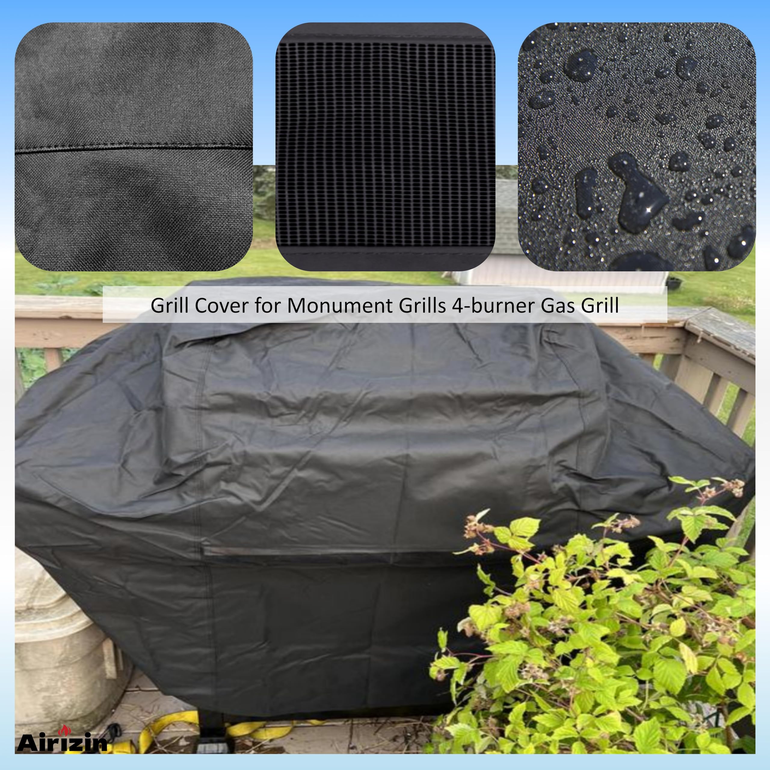 Premium Gas Grill Cover Replacement for Napoleon Rogue 425 Series Grill,Also for Char-Broil Performance Series 5 Burner Gas Grill/Weber Spirit and Spirit II 3 Burner Gas Grills Cover