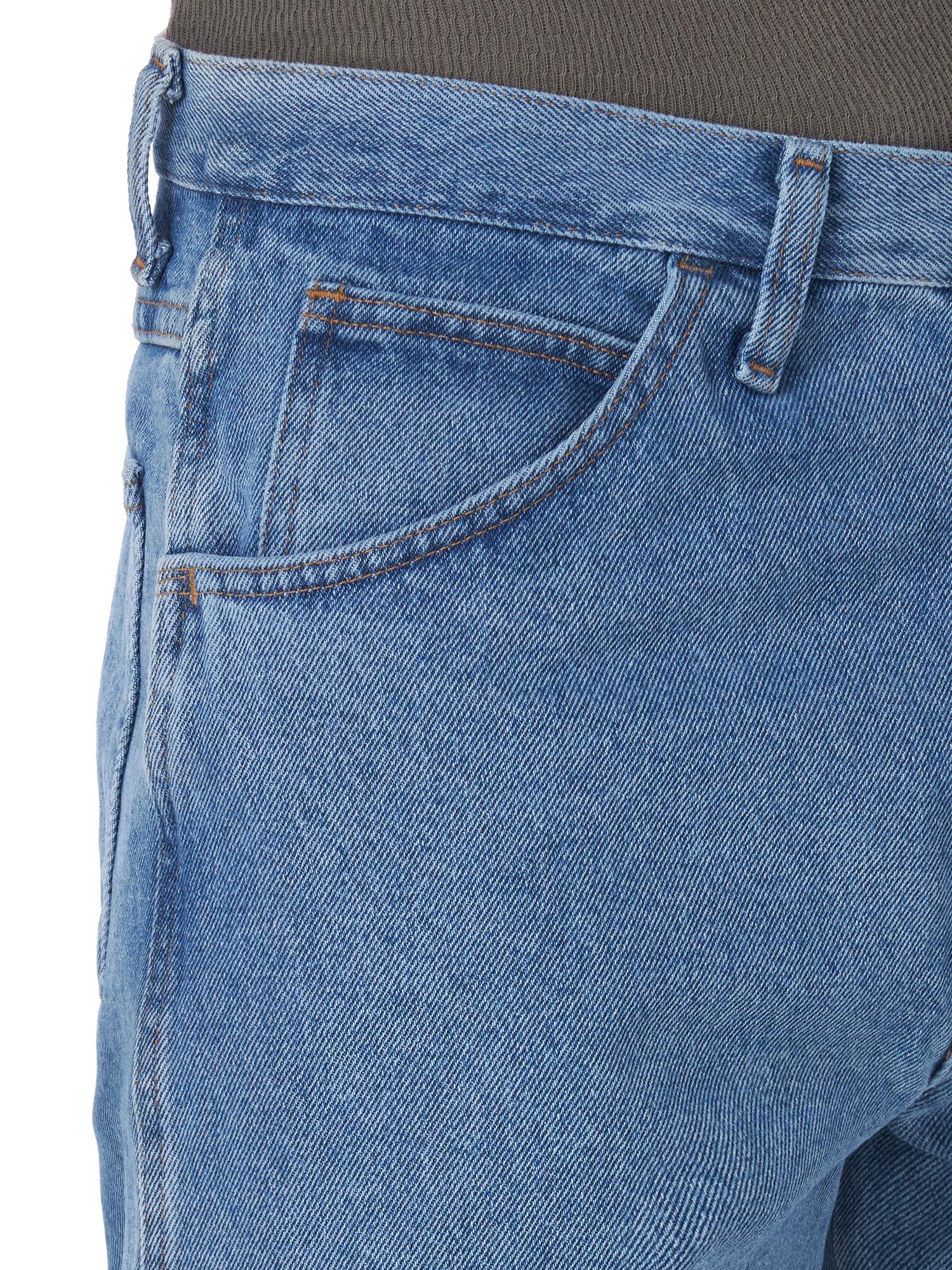 Rustler Men's Classic Regular Fit Jean, Stonewash, 32W x 32L