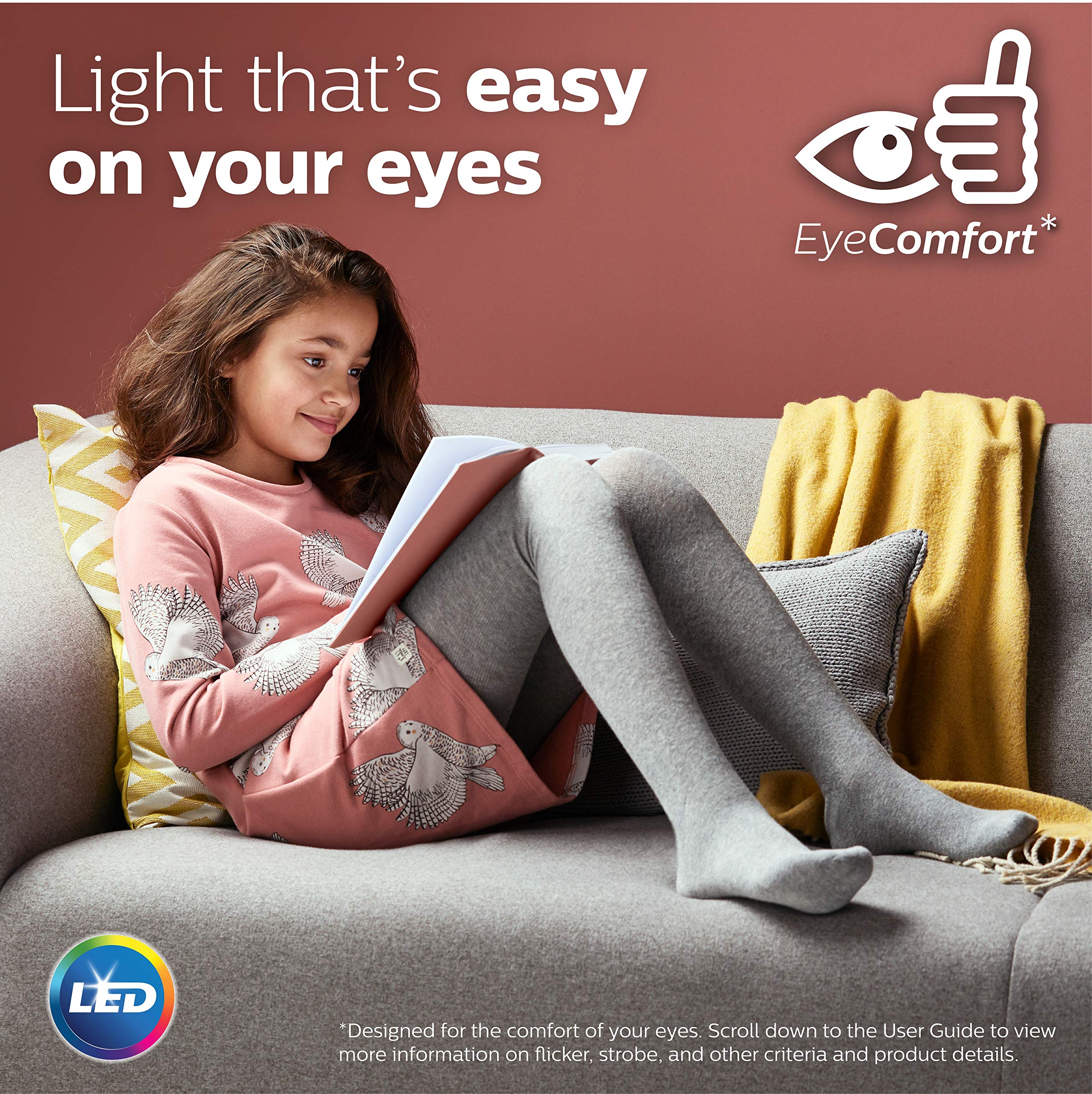 Philips LED Flicker Free 5"/6" Dimmable Recessed Downlight, EyeComfort Technology, 750 Lumen, Soft White Light (2700K), 8.5W=65W, E26 Base, Title 20 Certified, 6-Pack