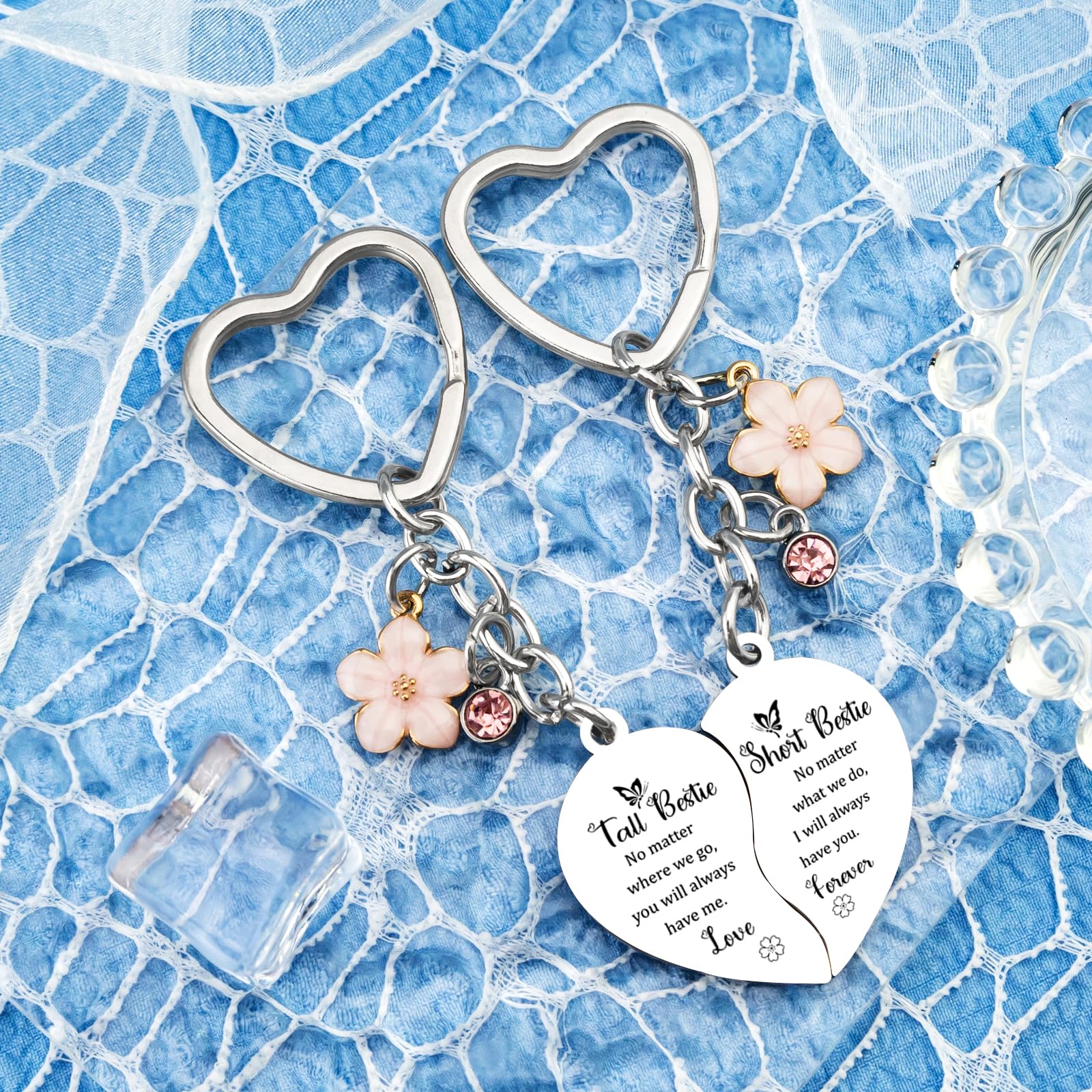 Wrpixe Bestie Gifts Friendship Keychain Bestie Birthday Gifts for Women Friendship Gift for Besties Bff Gift for Women Girls Friends Bff Stuff for Besties Mothers Day Presents for Her
